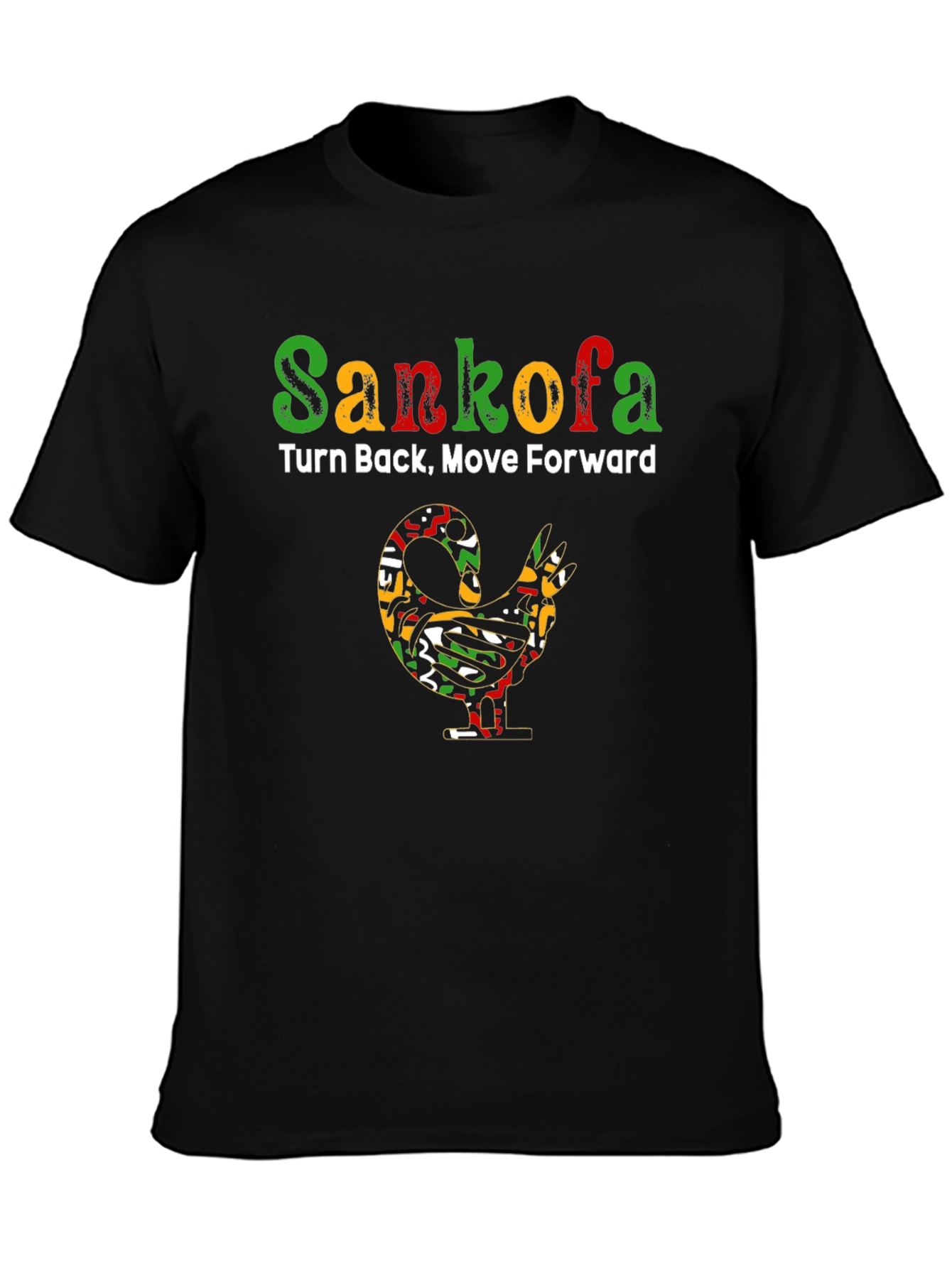 Sankofa T-Shirt - Turn Back Move Forward