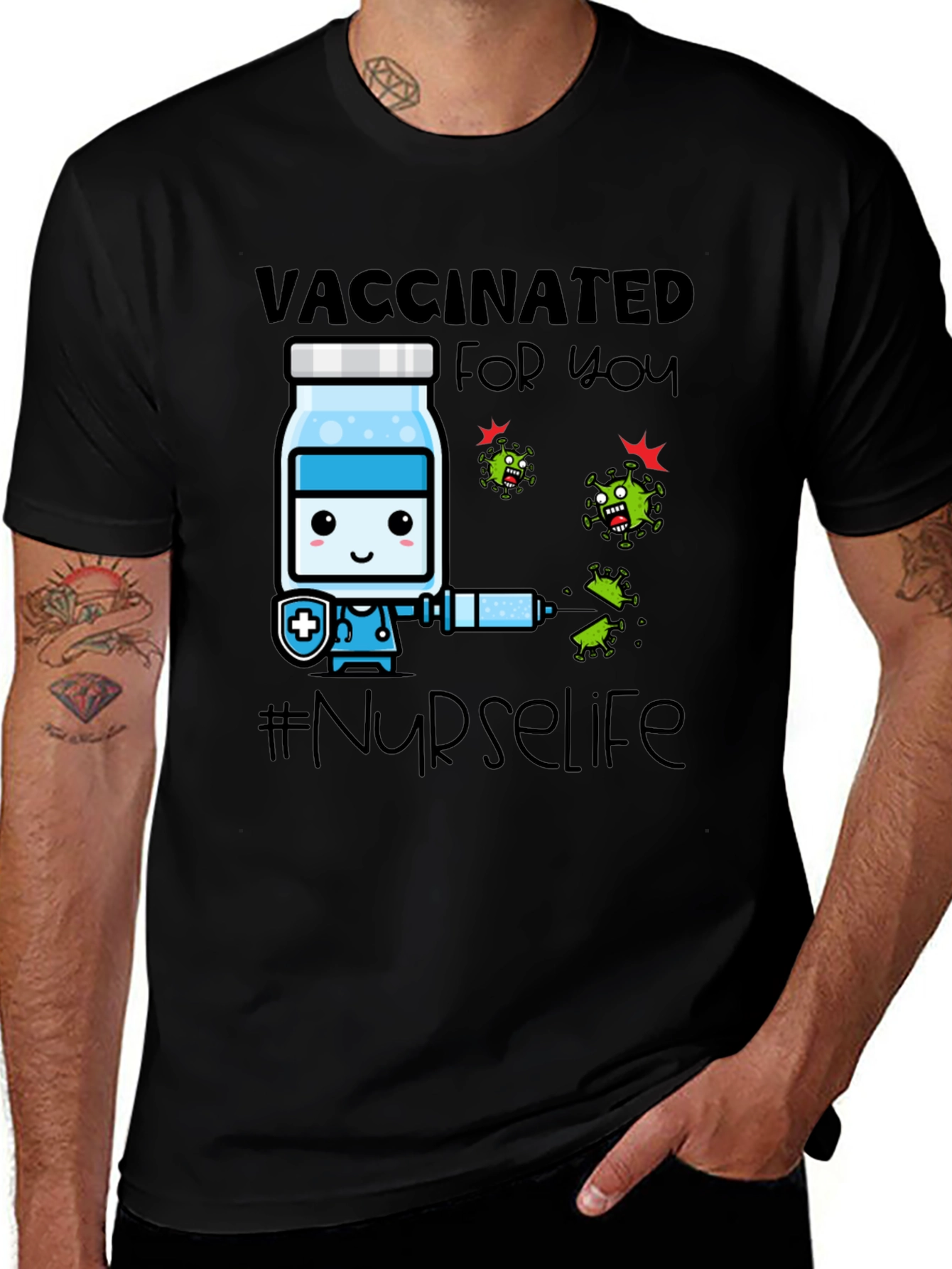 Vaccinated for You #Nurselife T-Shirt