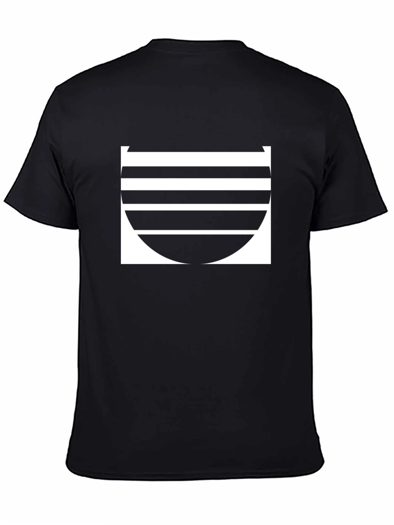 Stripped Sunset Tee - Black