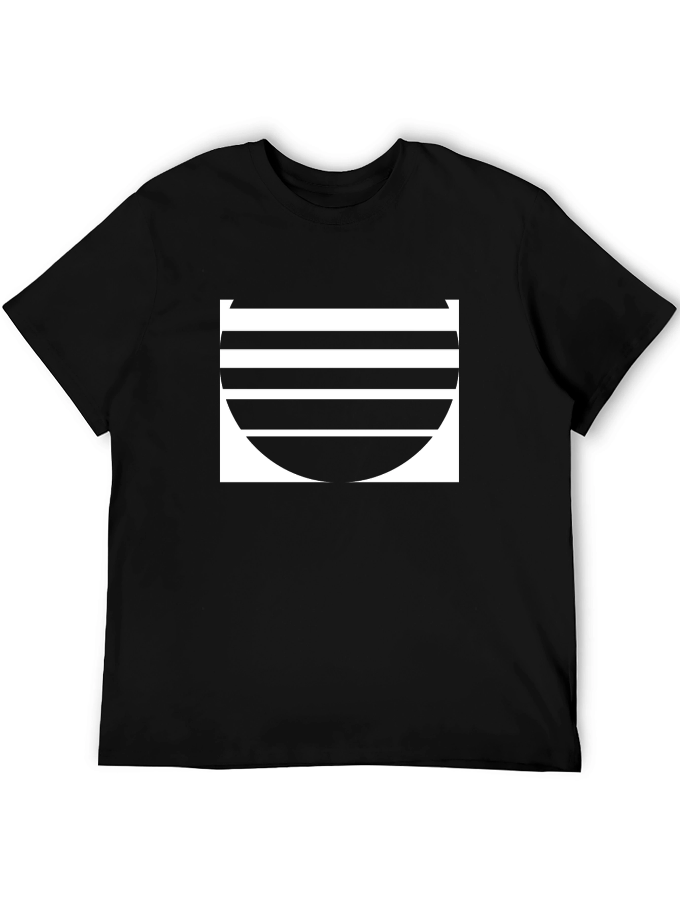 Stripped Sunset Tee - Black