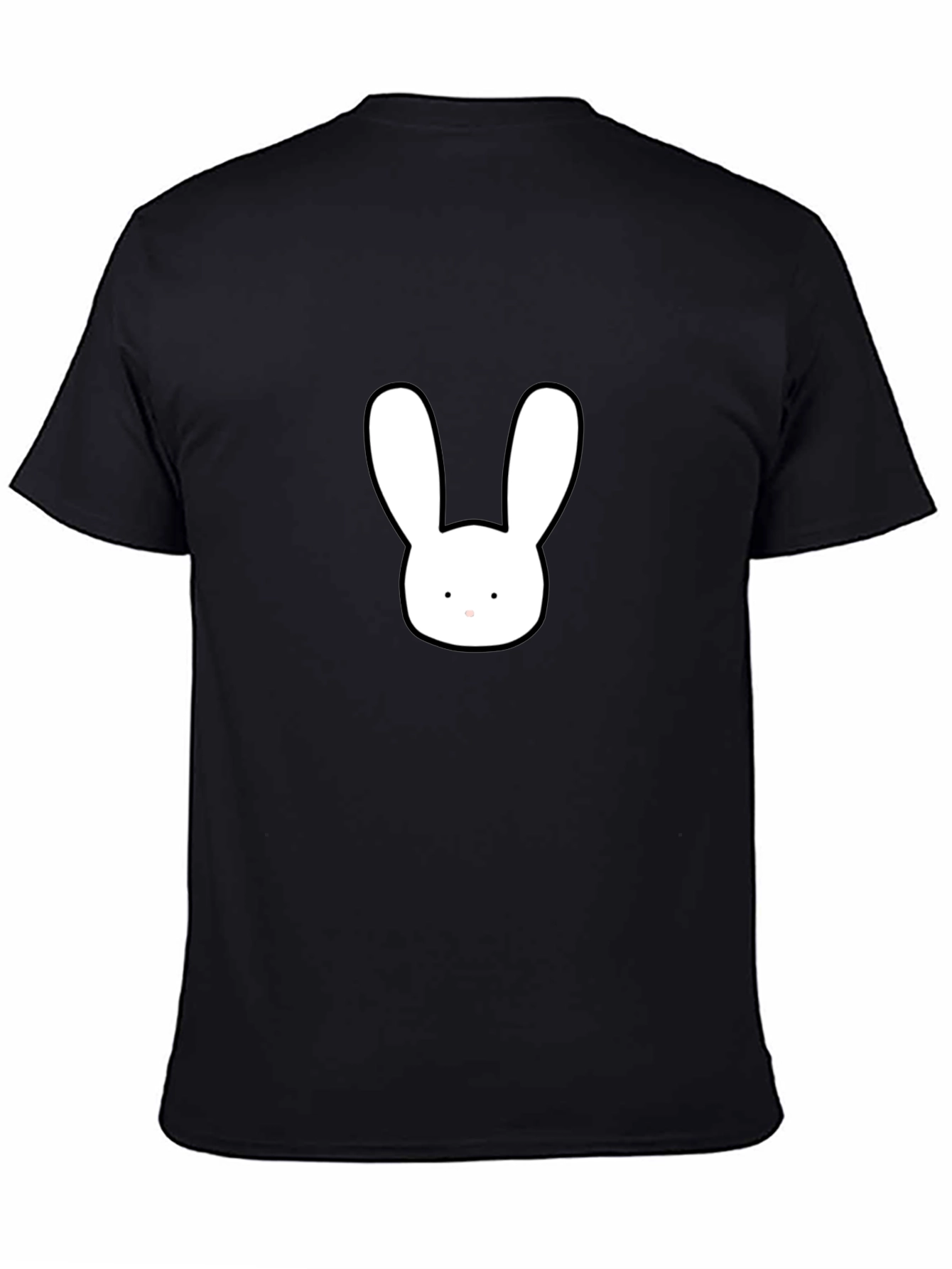 Bunny Graphic Black T-Shirt