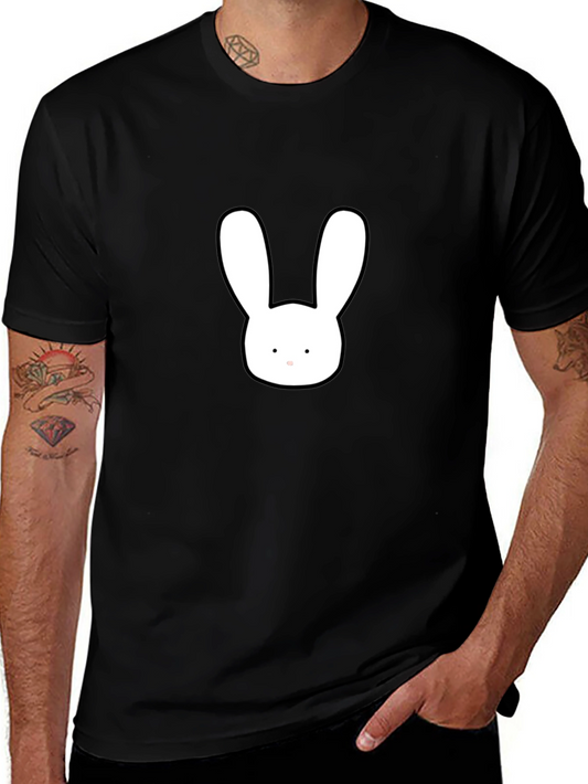 Bunny Graphic Black T-Shirt