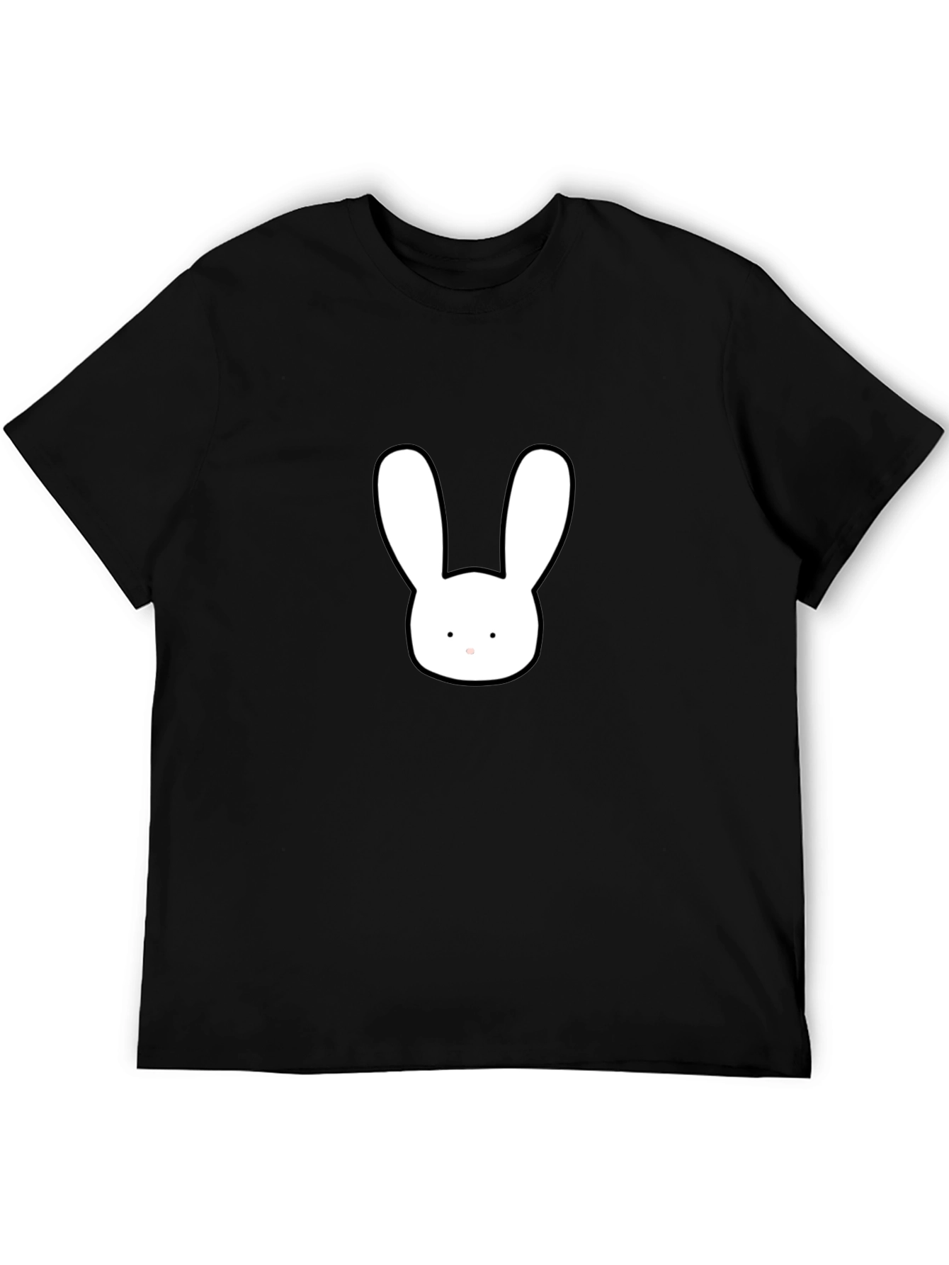Bunny Graphic Black T-Shirt