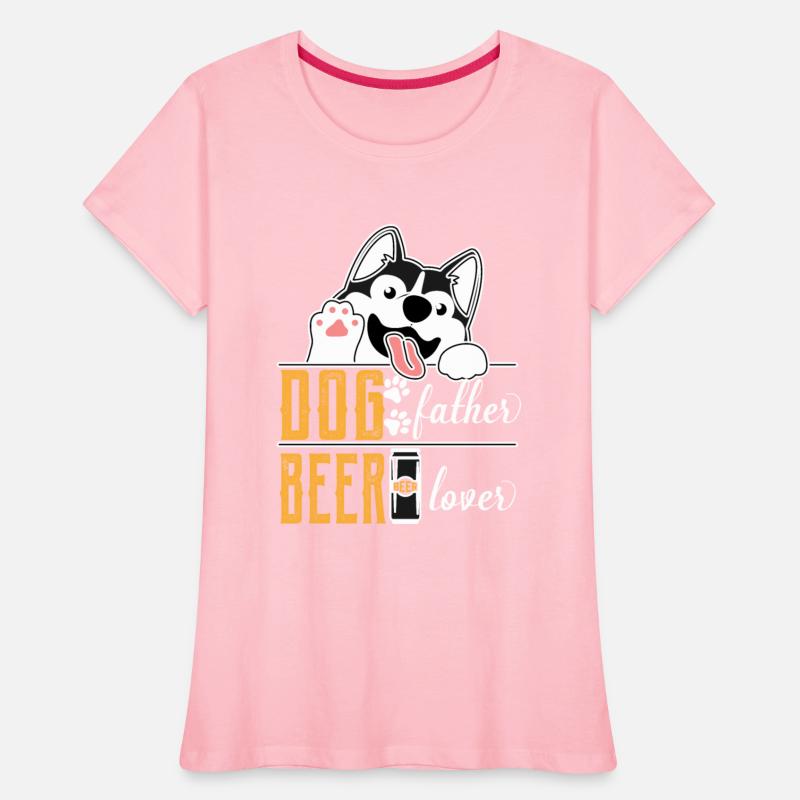 Dog father beer lover