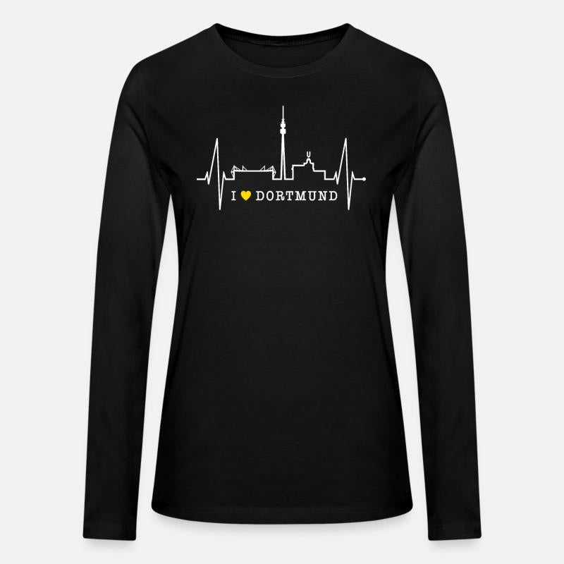 Dortmund Skyline Heartbeat Love Red Heart Ruhrpott