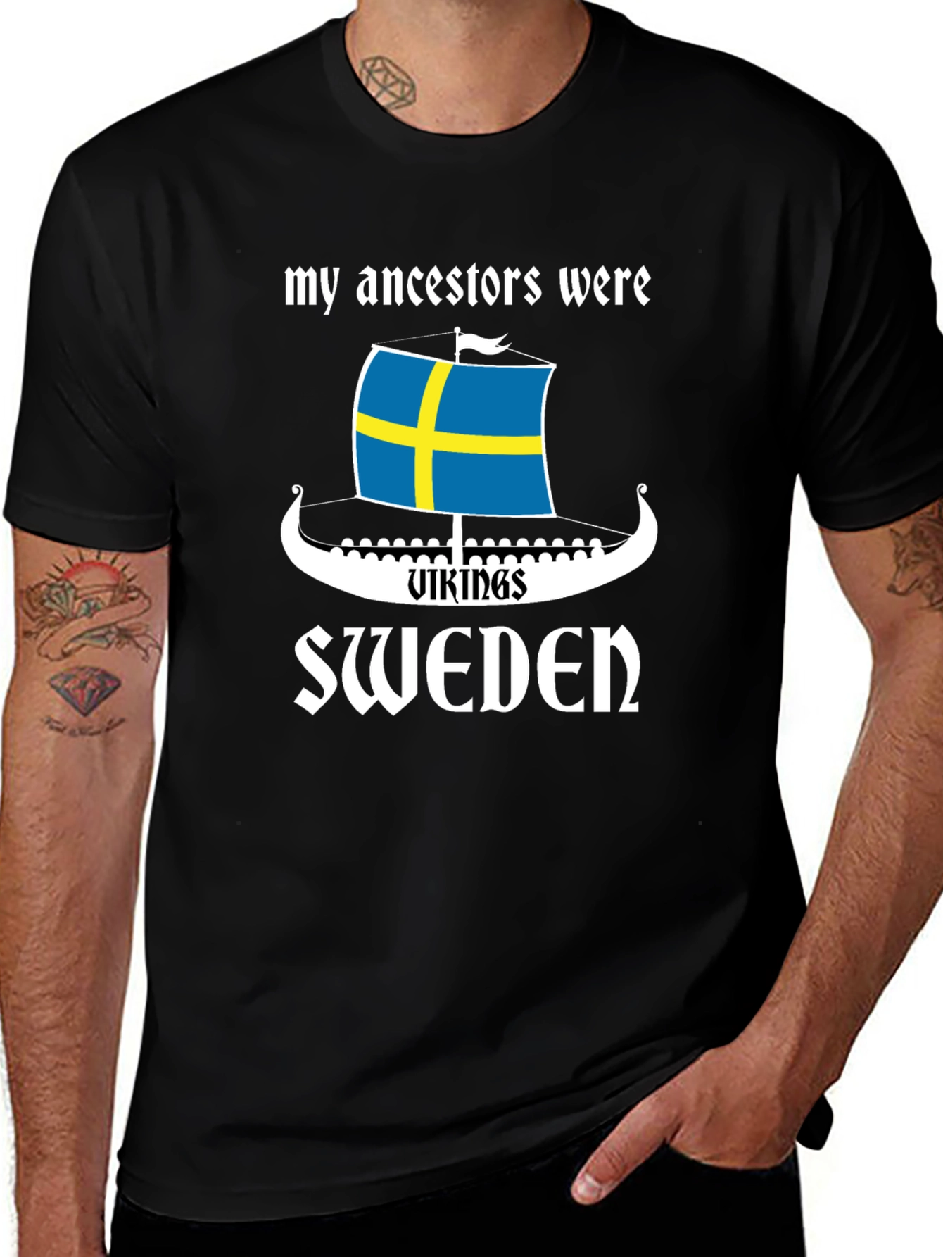 Sweden Viking Ancestry T-Shirt