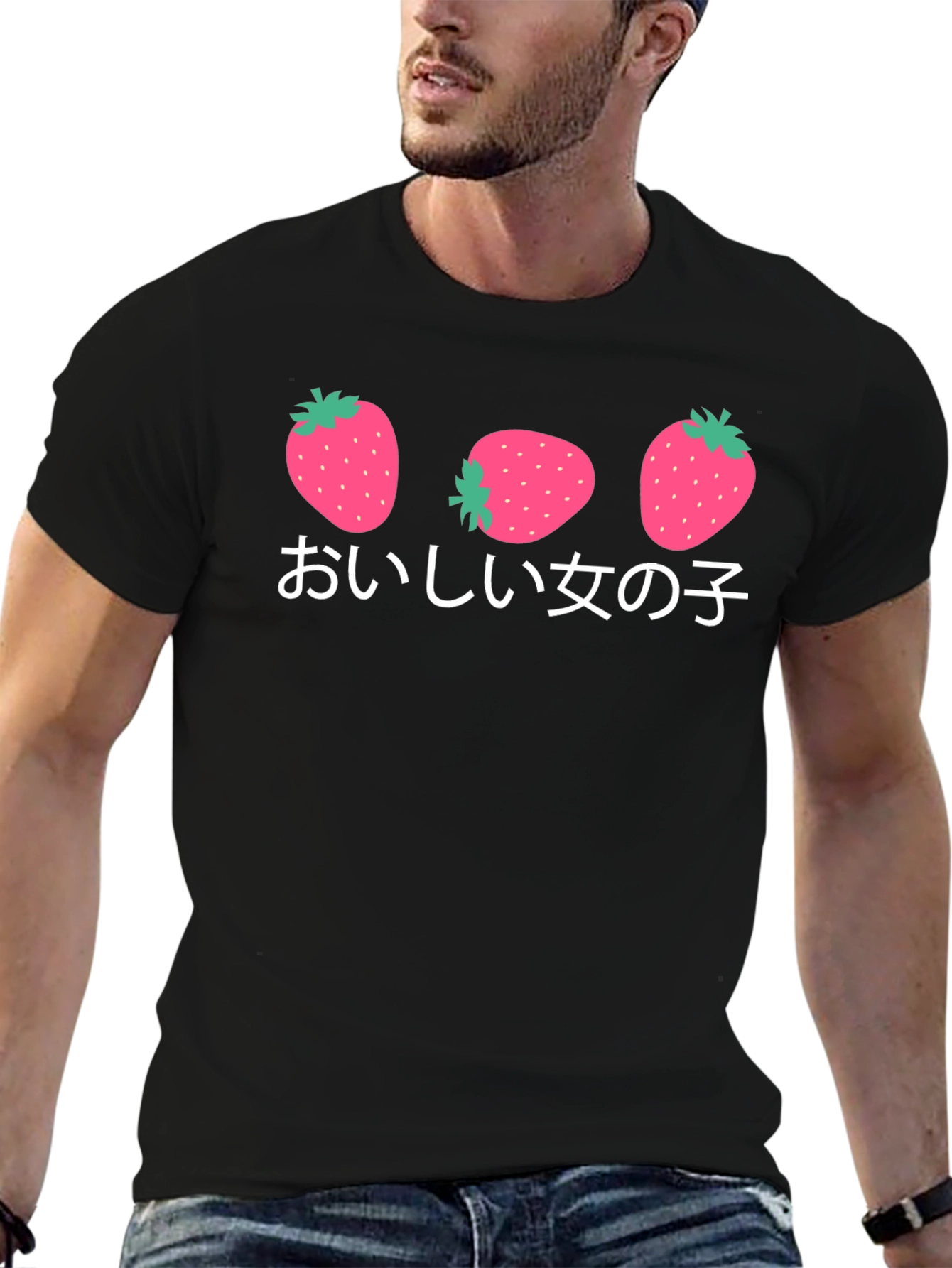 Strawberry Girl T-Shirt - Kawaii Aesthetic