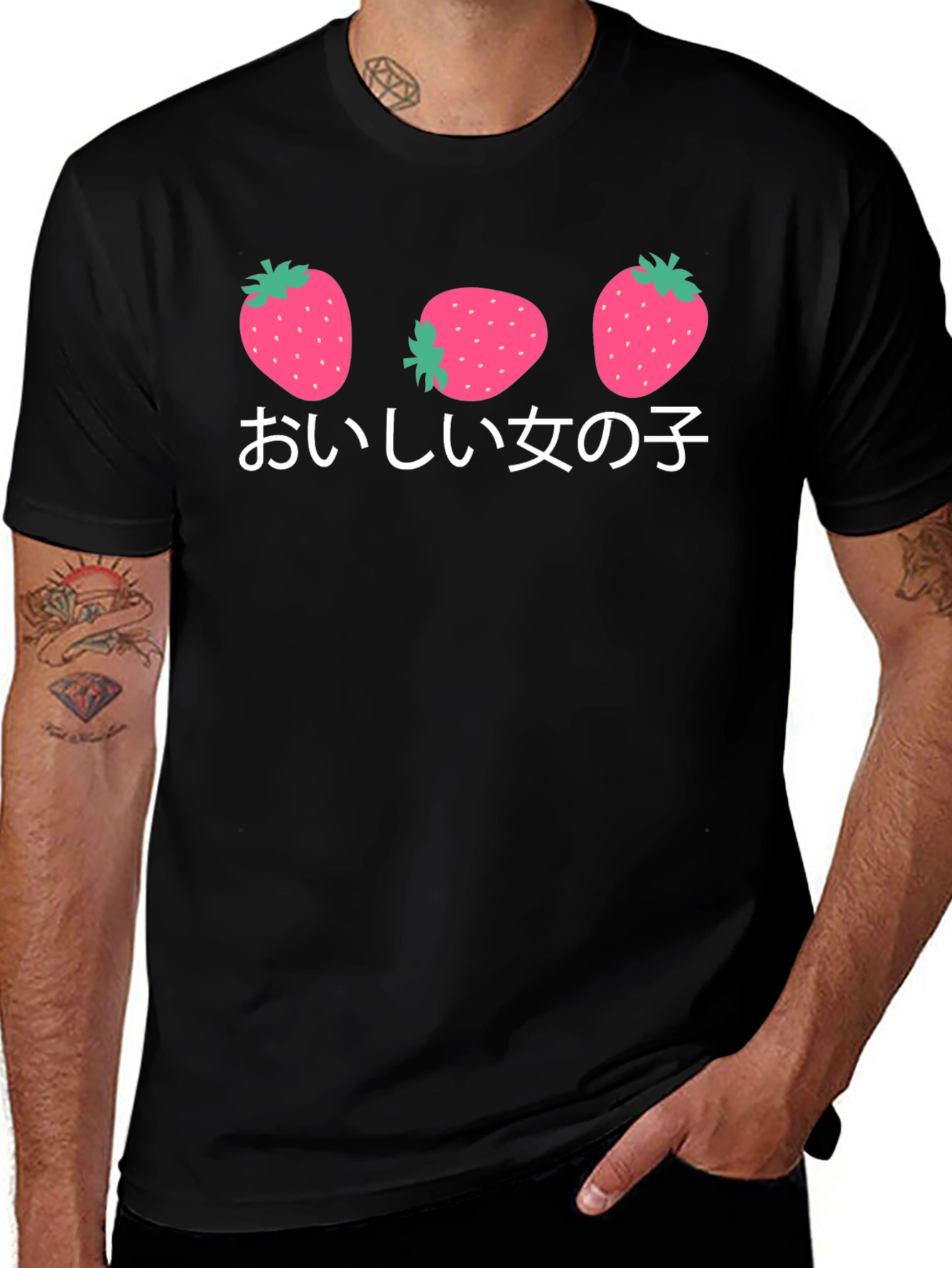 Strawberry Girl T-Shirt - Kawaii Aesthetic