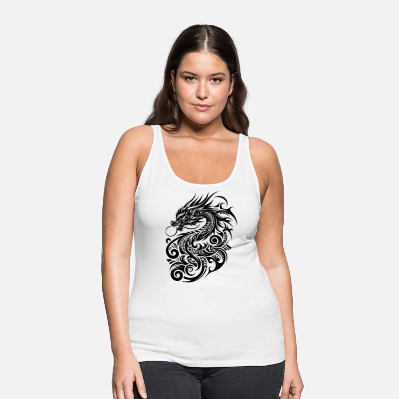 Dragon Tribal Tattoo Artistic Design