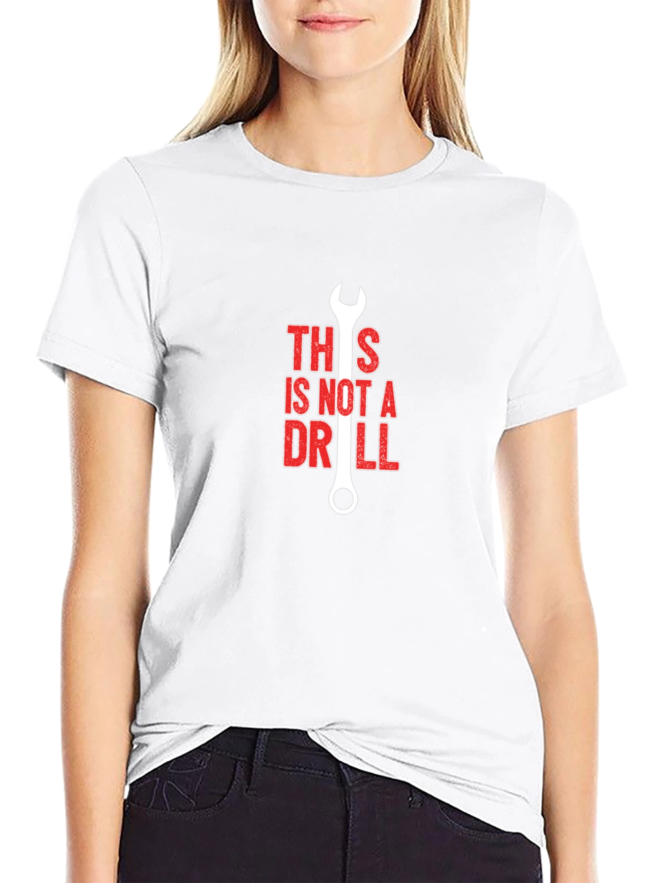 This Is Not A Drill Wrench Graphic T-Shirt