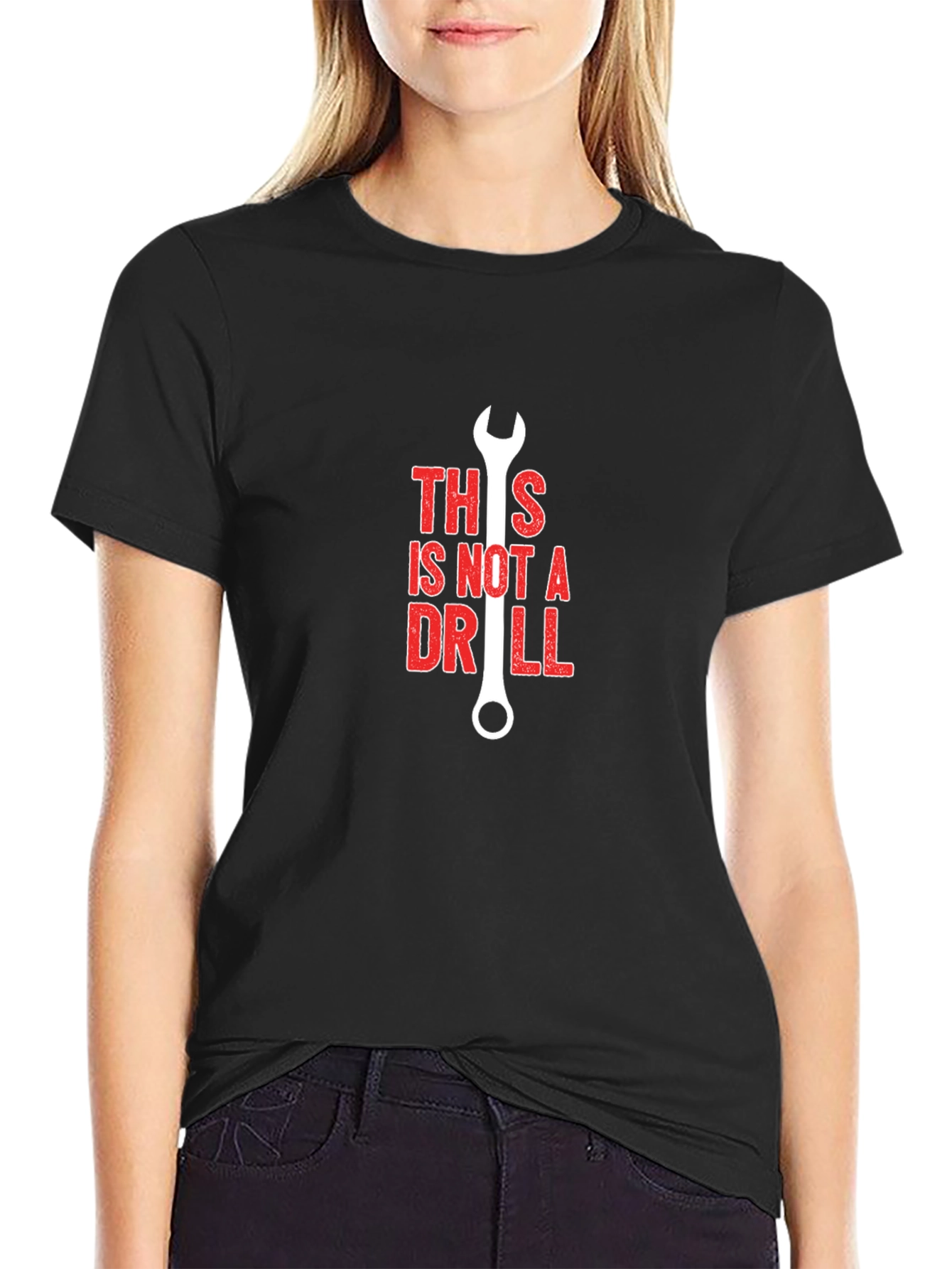 This Is Not A Drill Wrench Graphic T-Shirt