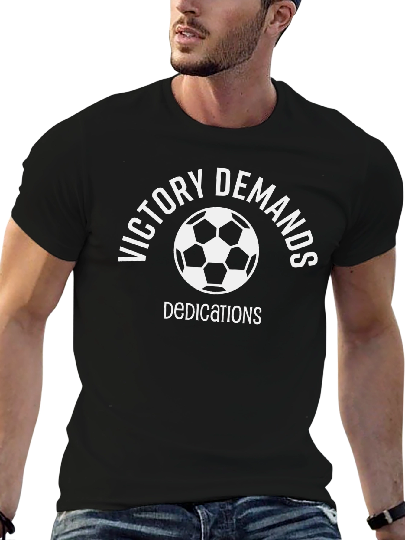 Victory Demands Dedications Soccer T-Shirt