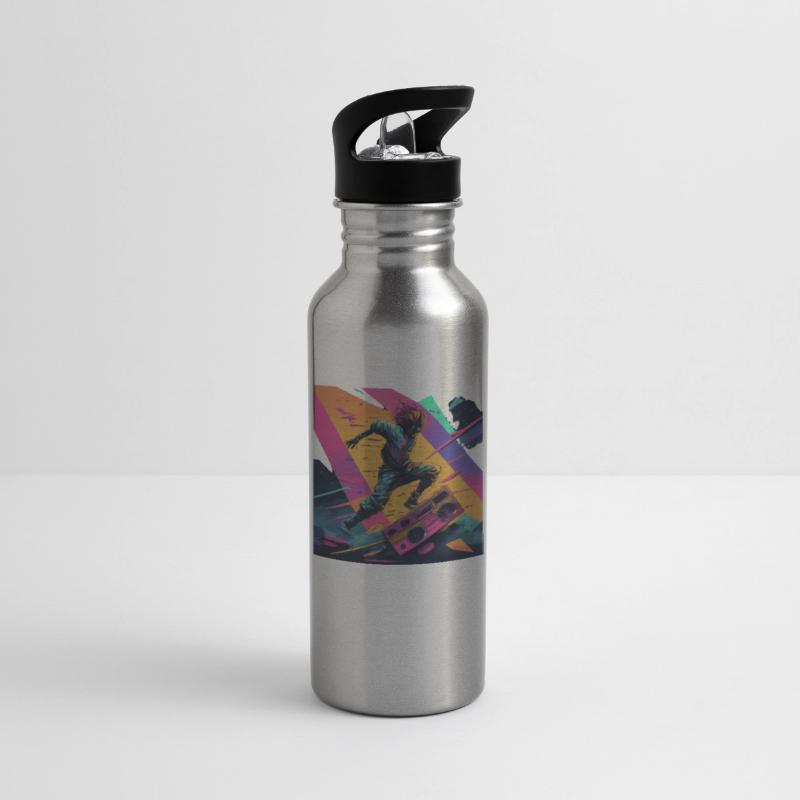 Dynamic Break Dancer With Ghettoblaster Urban Art