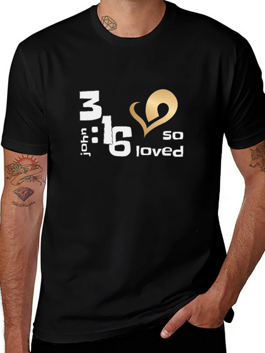 John 3:16 Graphic T-Shirt - So Loved
