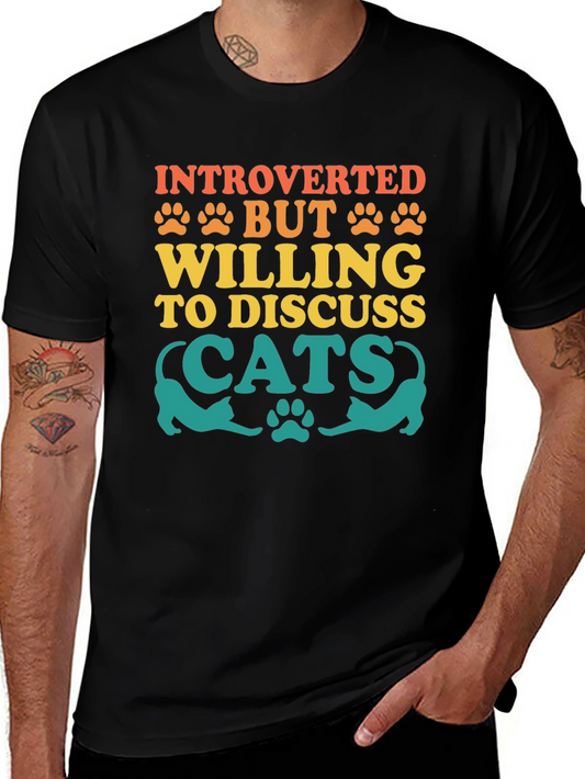 Introverted Cat Lover T-Shirt