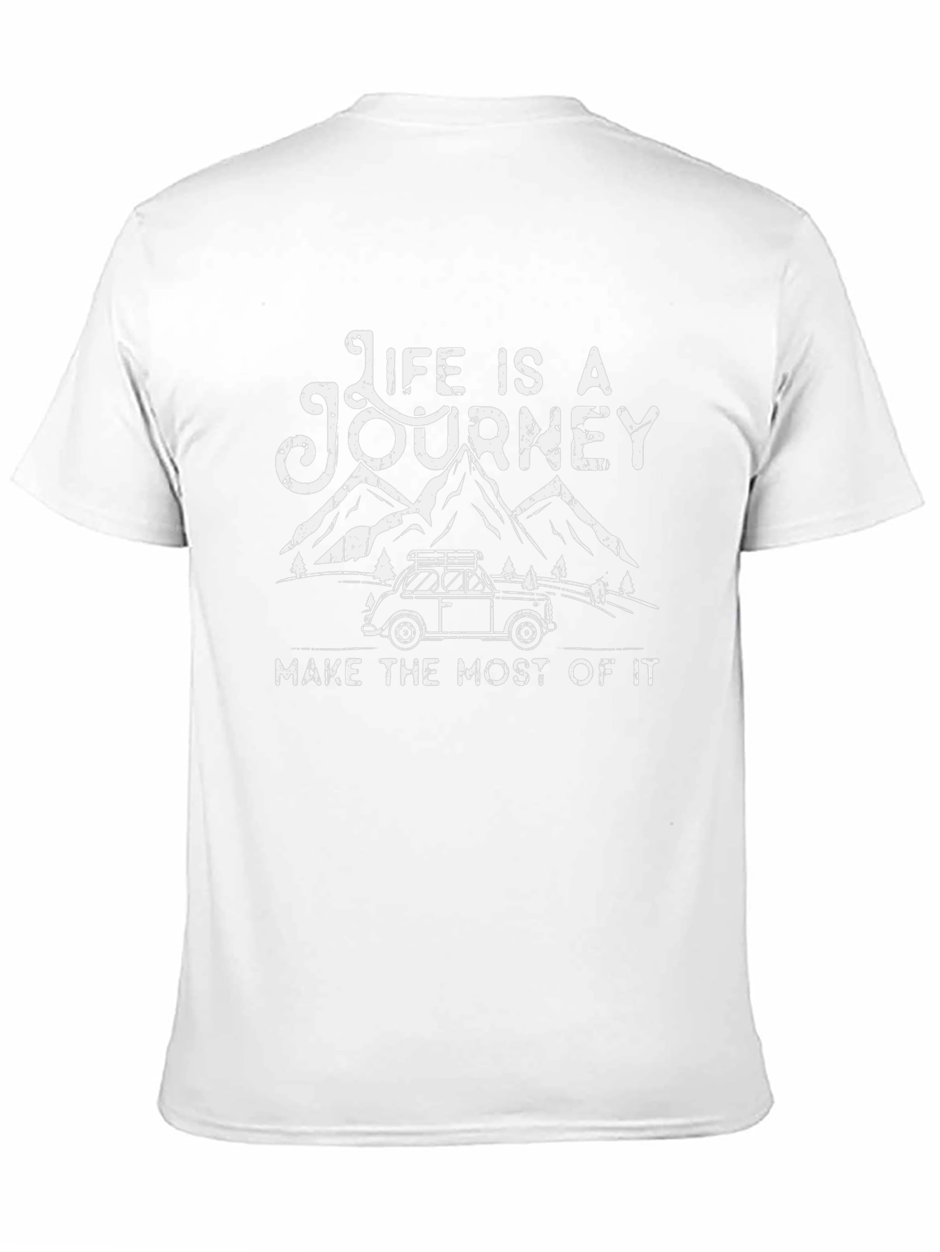 Life is a Journey Graphic Tee - Black