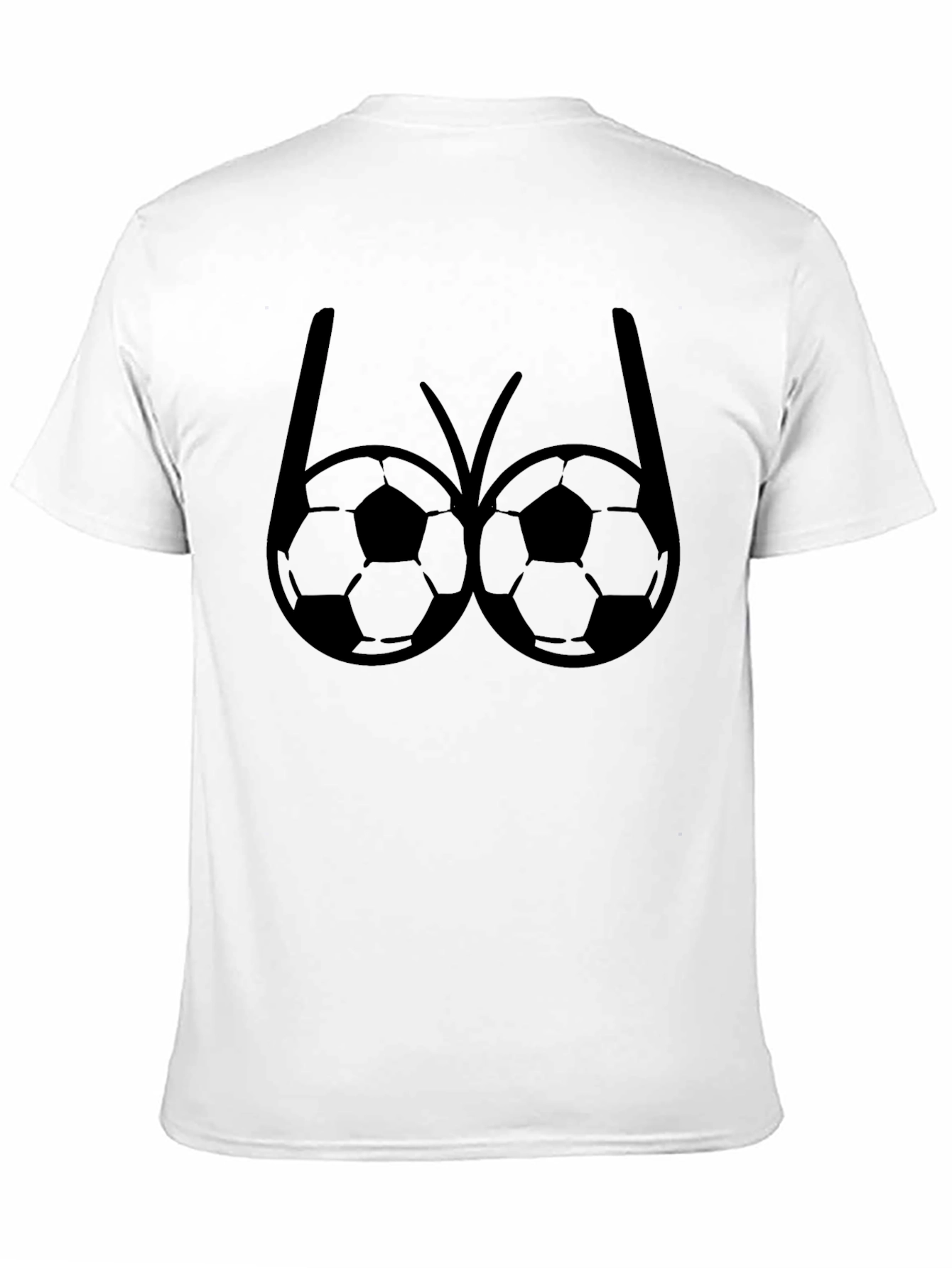 Funny Soccer Balls Graphic T-Shirt