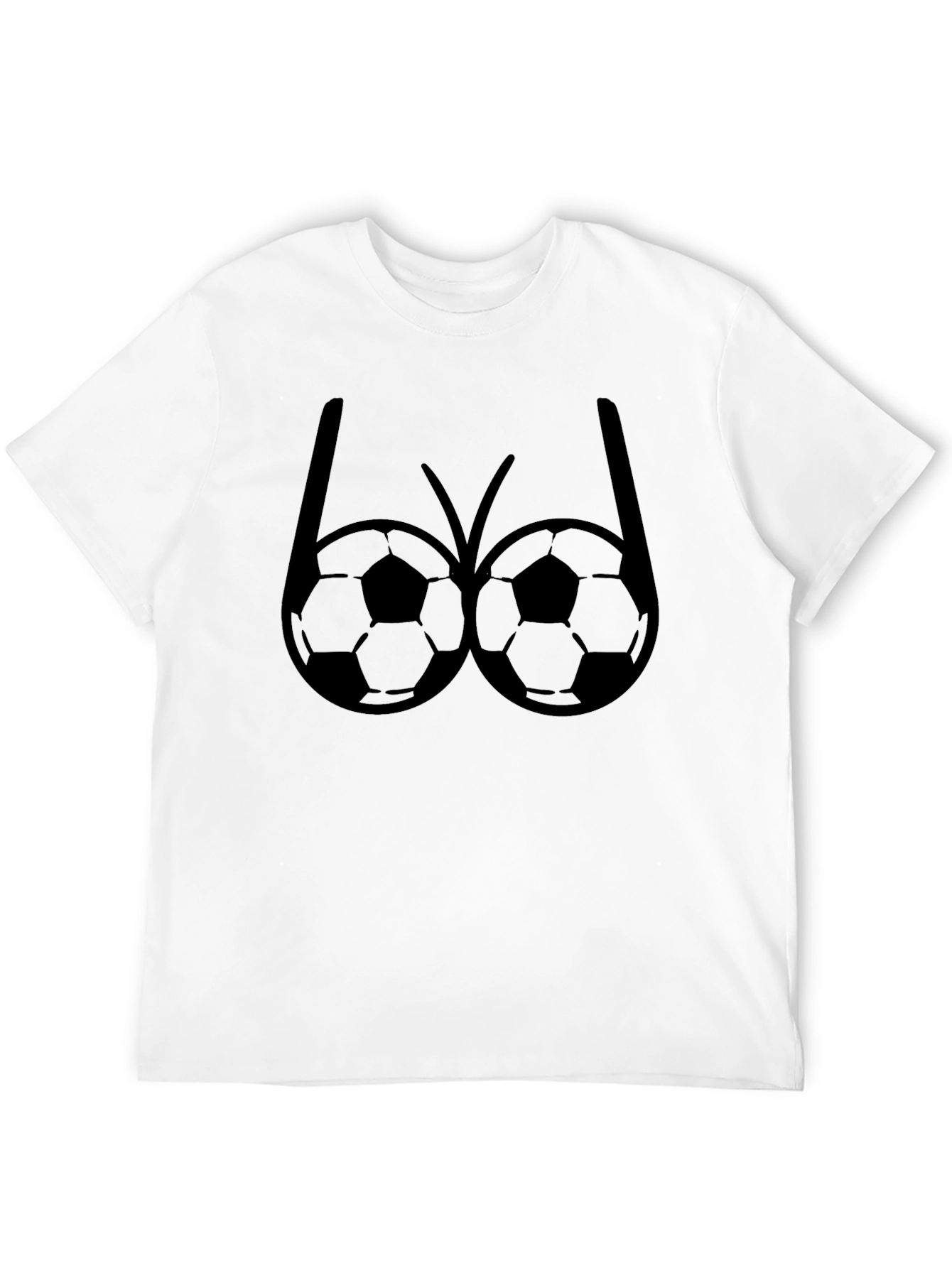 Funny Soccer Balls Graphic T-Shirt