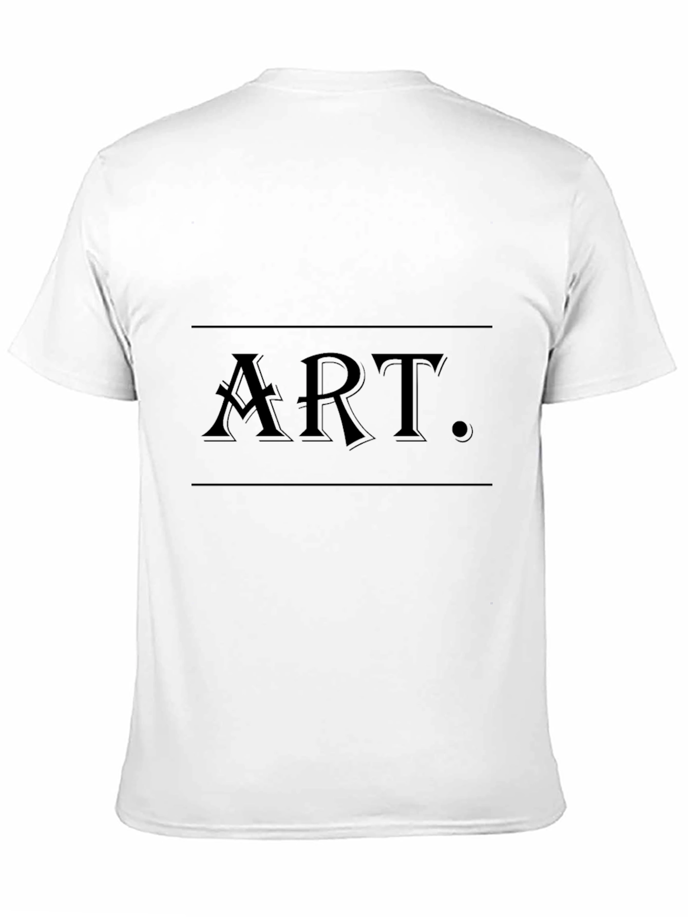 Art Graphic Black Tee - Stylish Mens Cotton T-Shirt