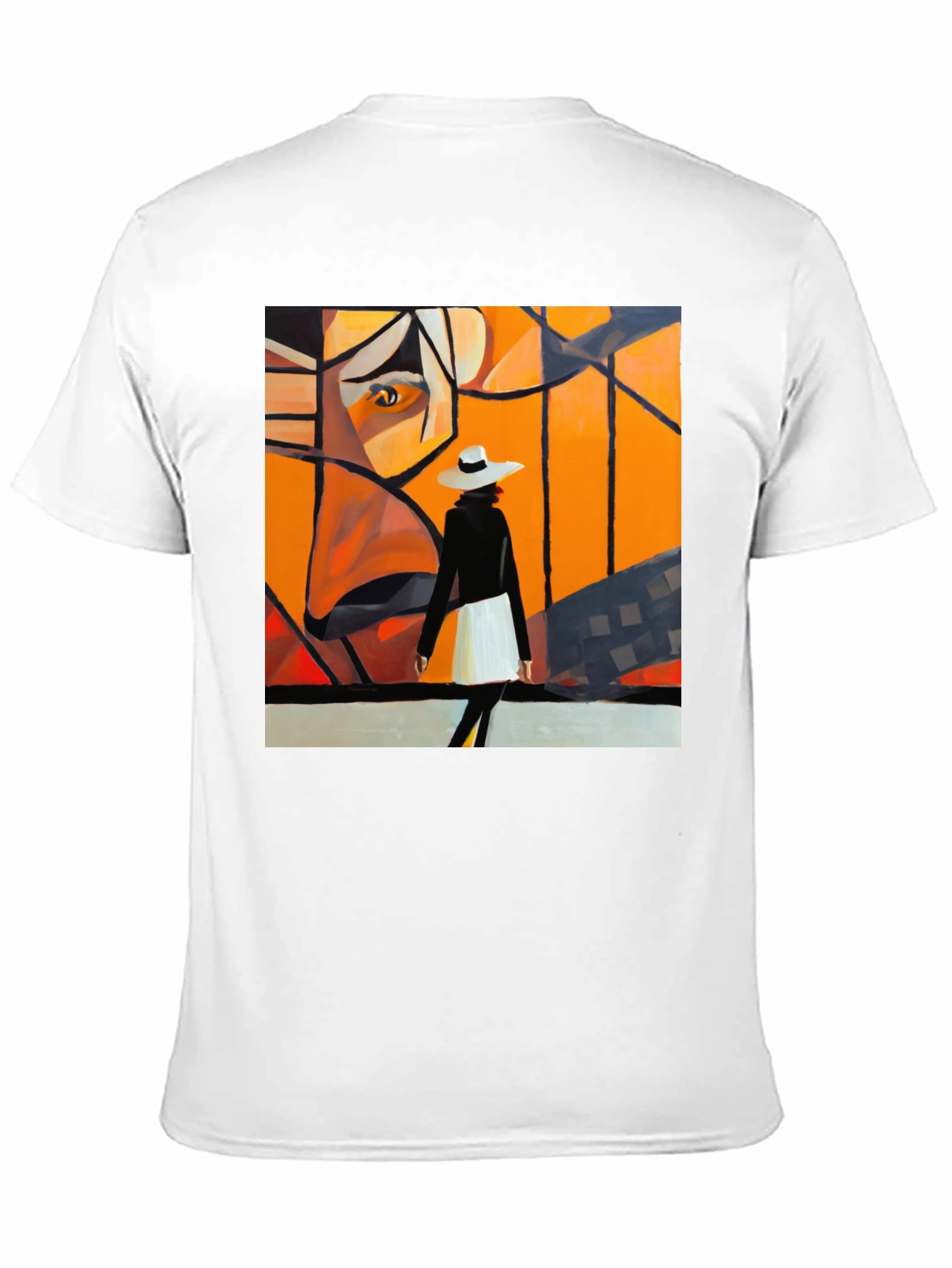 Abstract Art Black T-Shirt - Stylish Graphic Tee