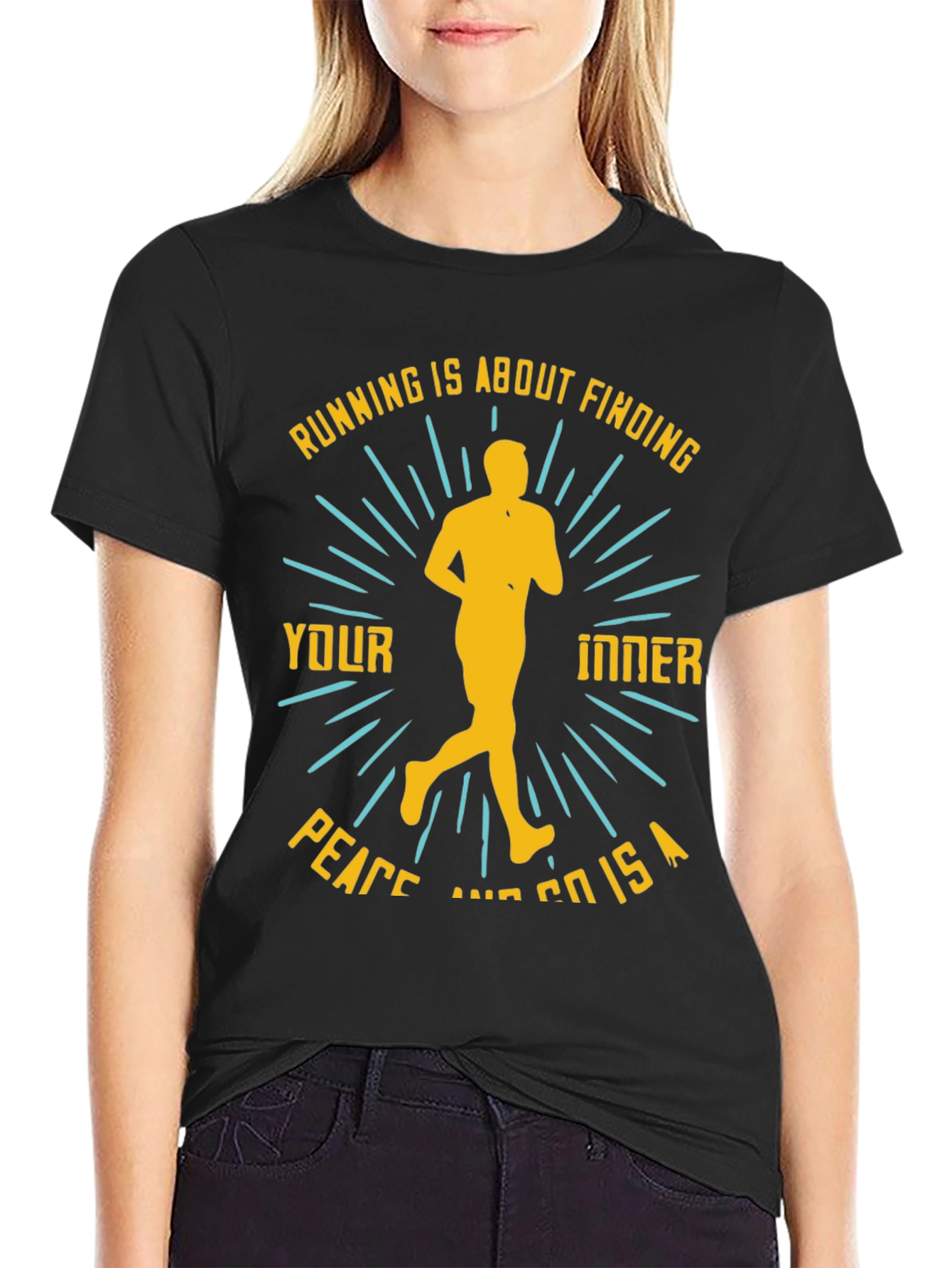 Running Inner Peace Graphic T-Shirt