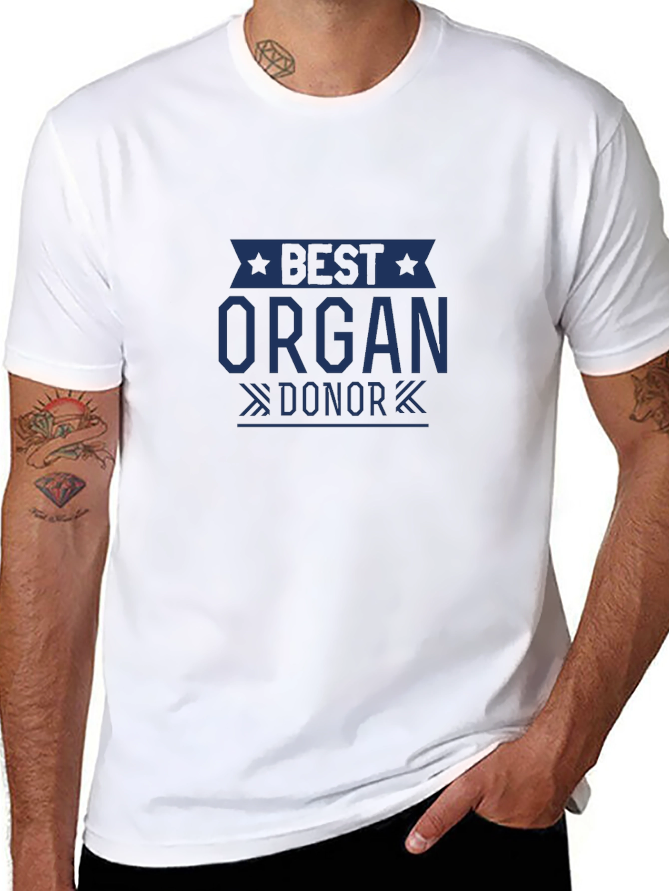 Best Organ Donor T-Shirt - Black