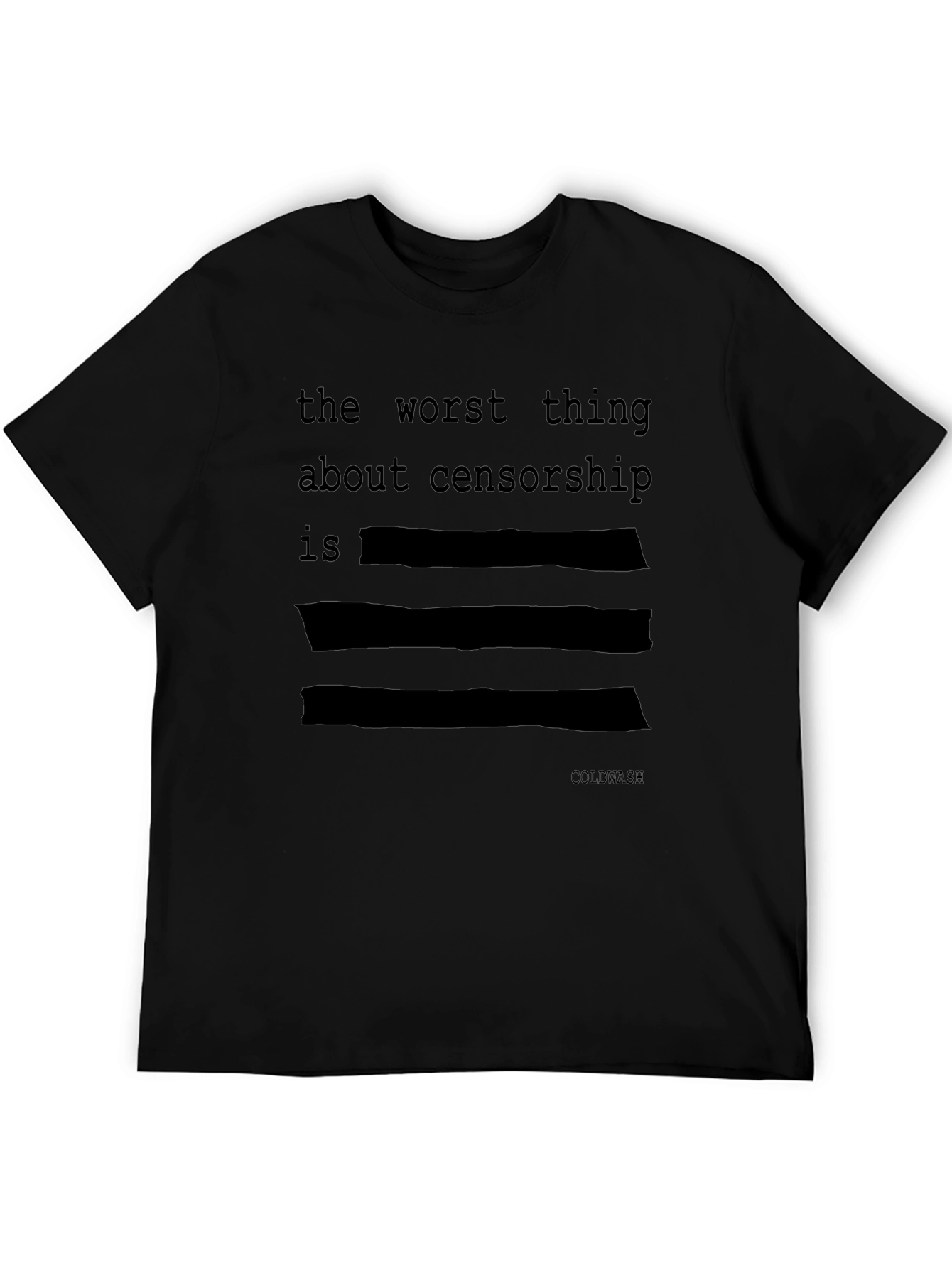 Censorship Humor T-Shirt - Bold Statement Tee