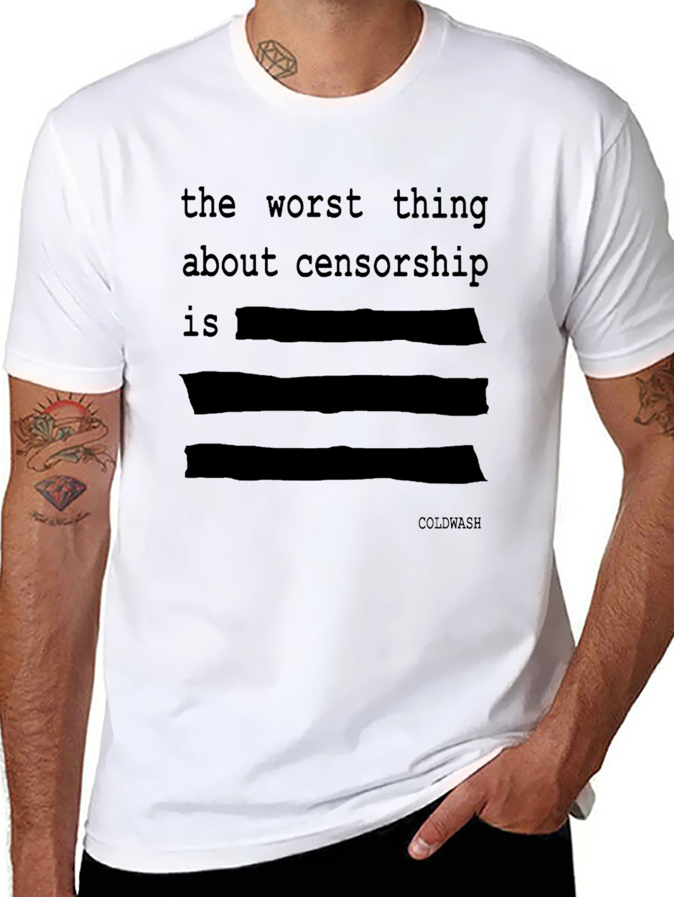 Censorship Humor T-Shirt - Bold Statement Tee