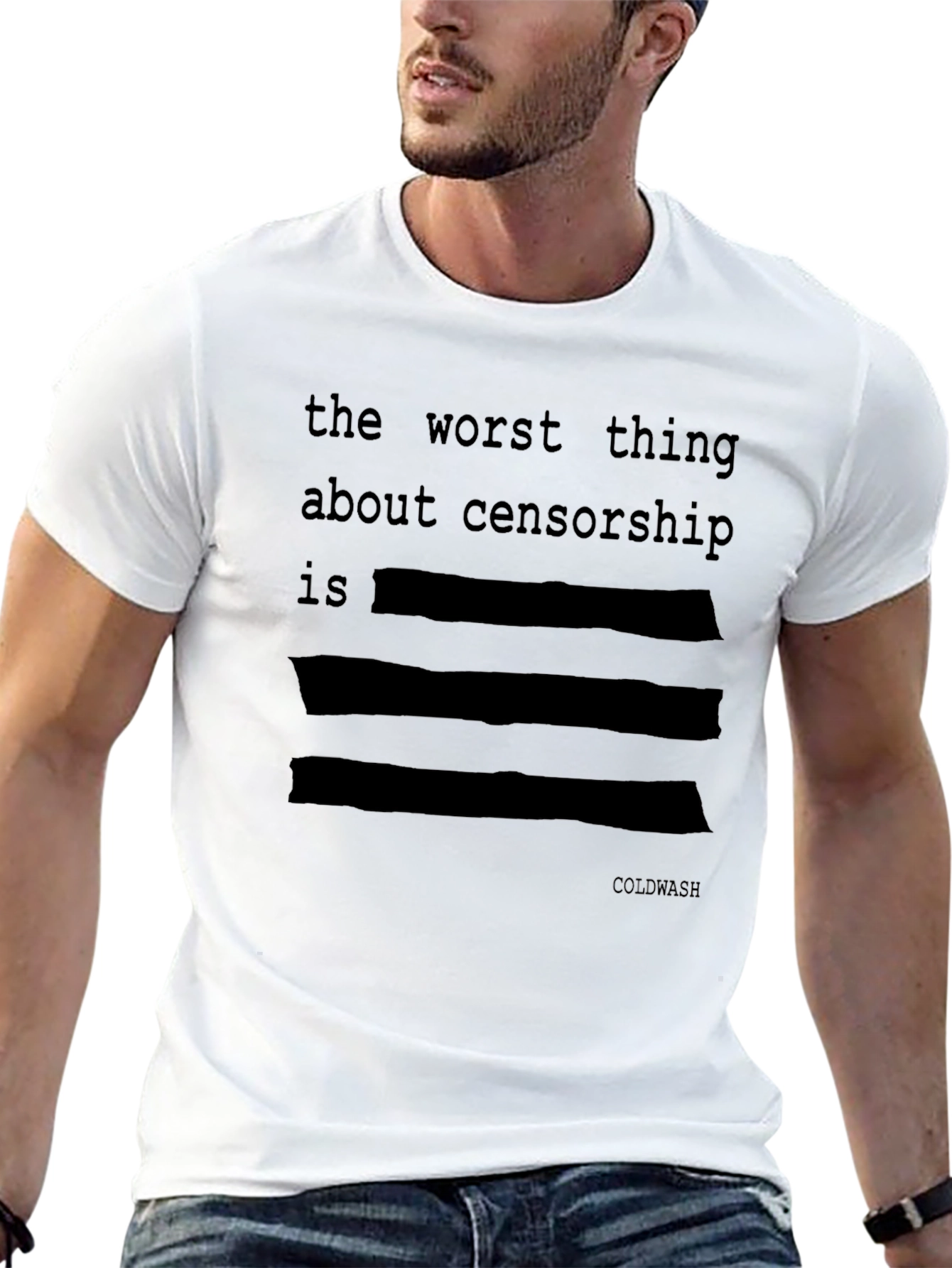 Censorship Humor T-Shirt - Bold Statement Tee