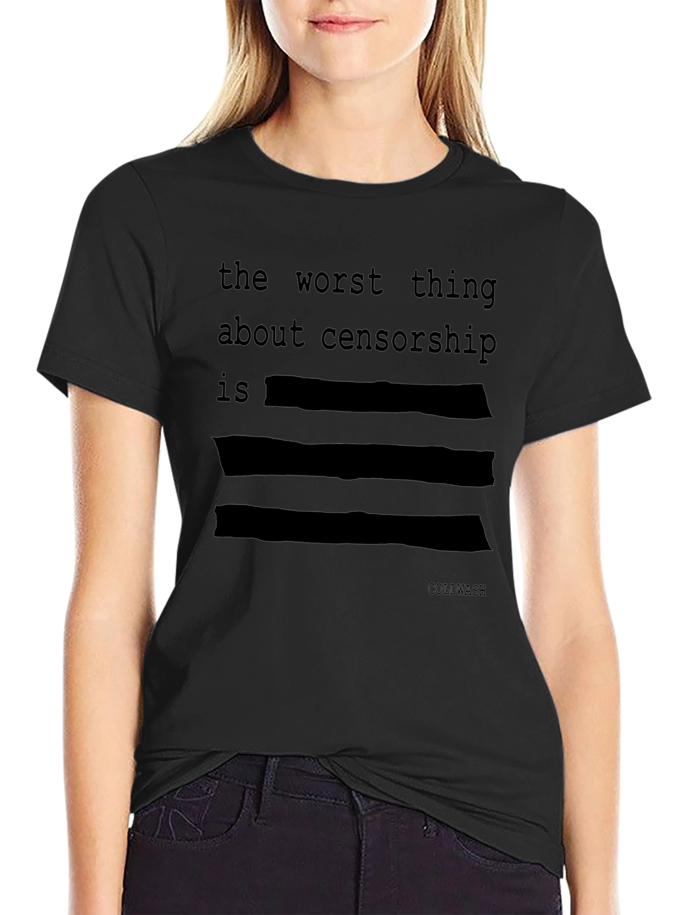 Censorship Humor T-Shirt - Bold Statement Tee
