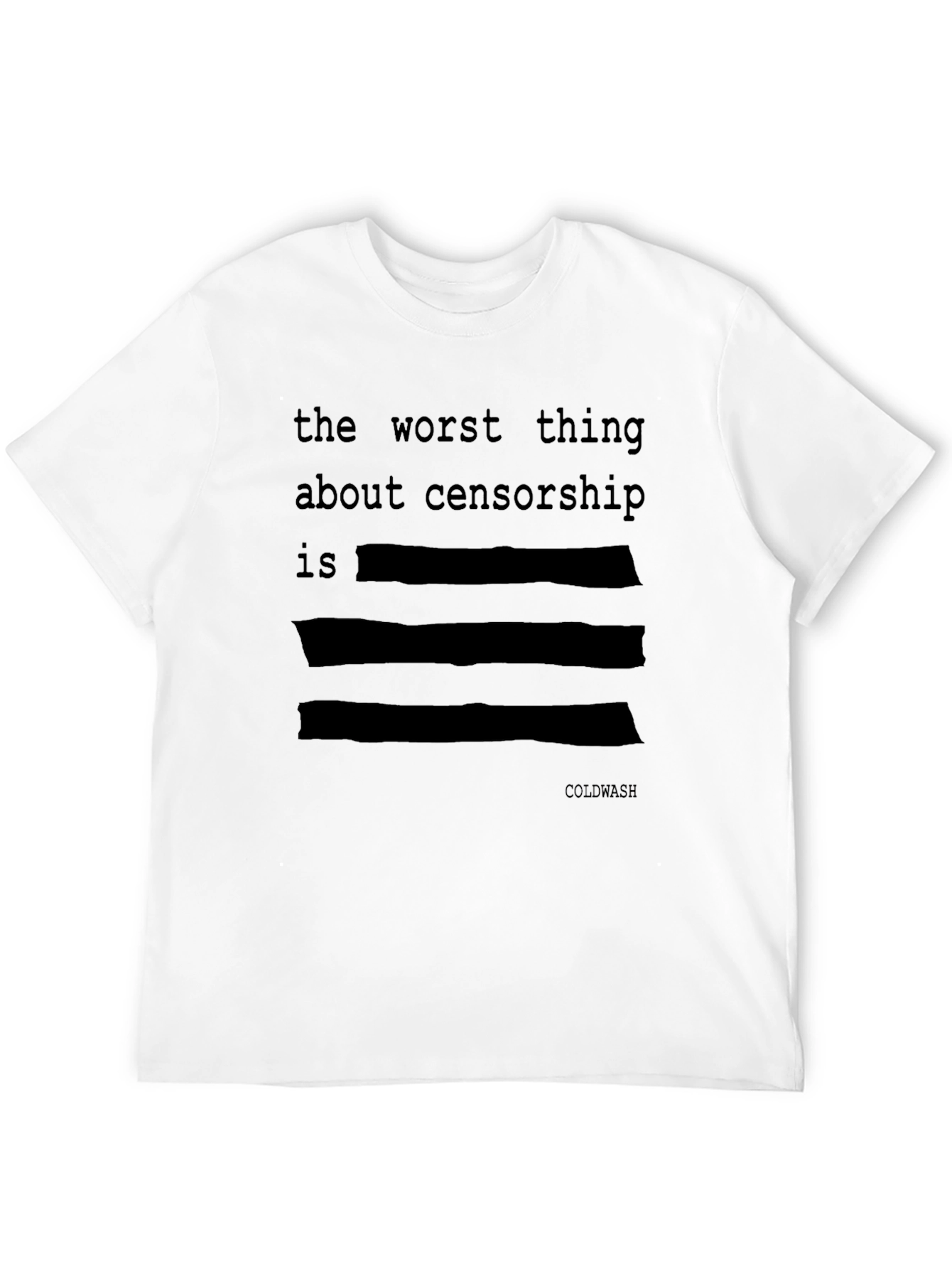 Censorship Humor T-Shirt - Bold Statement Tee