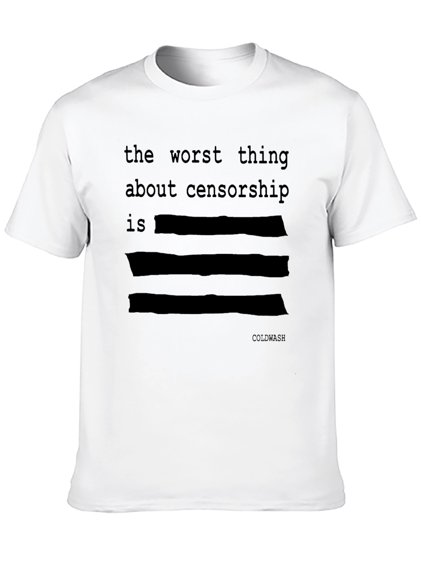 Censorship Humor T-Shirt - Bold Statement Tee