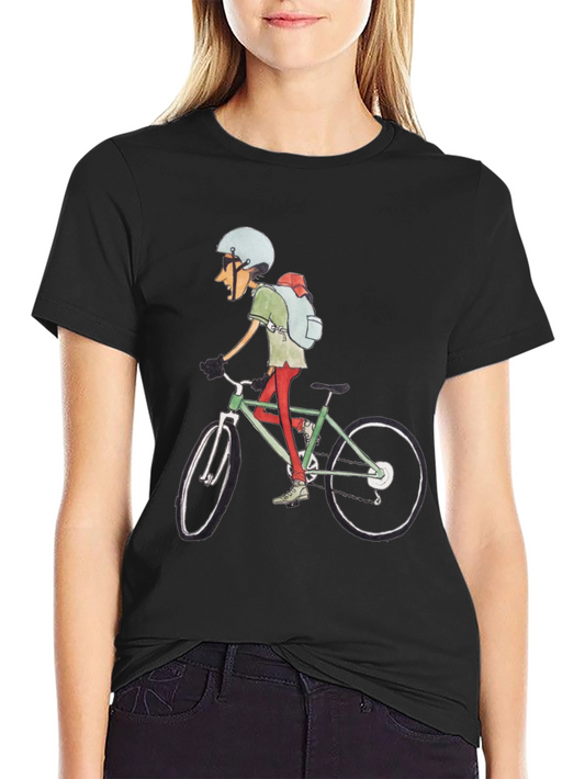 Cycling Cartoon T-Shirt: Ride in Style!