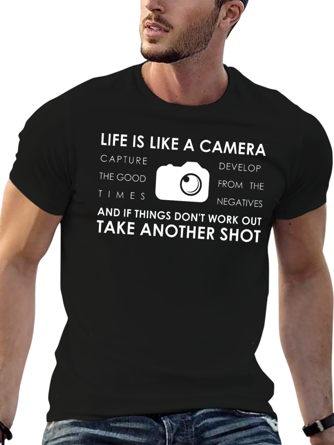 Life is Like a Camera Graphic T-Shirt
