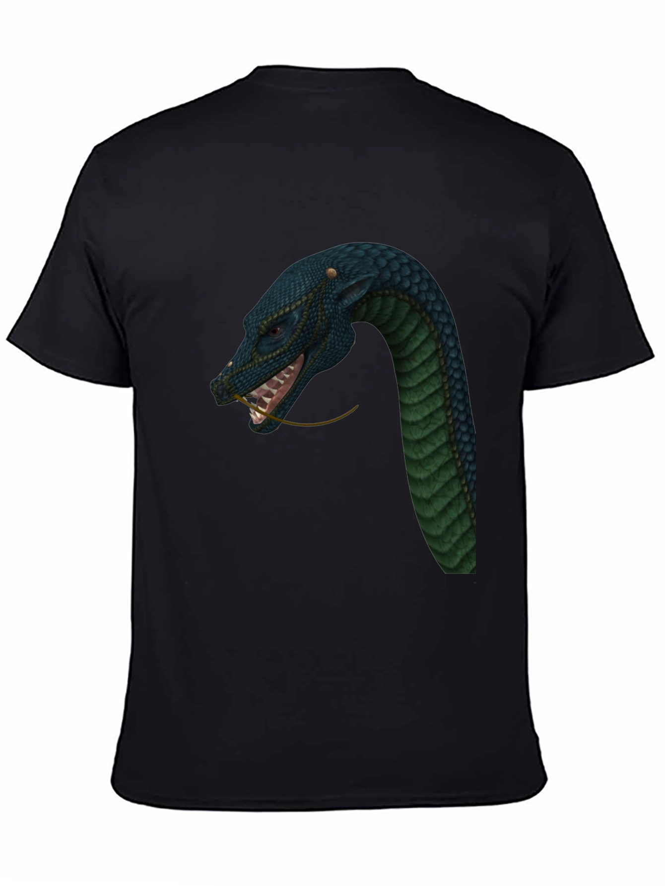 Dragon Snake T-Shirt - Black Graphic Tee
