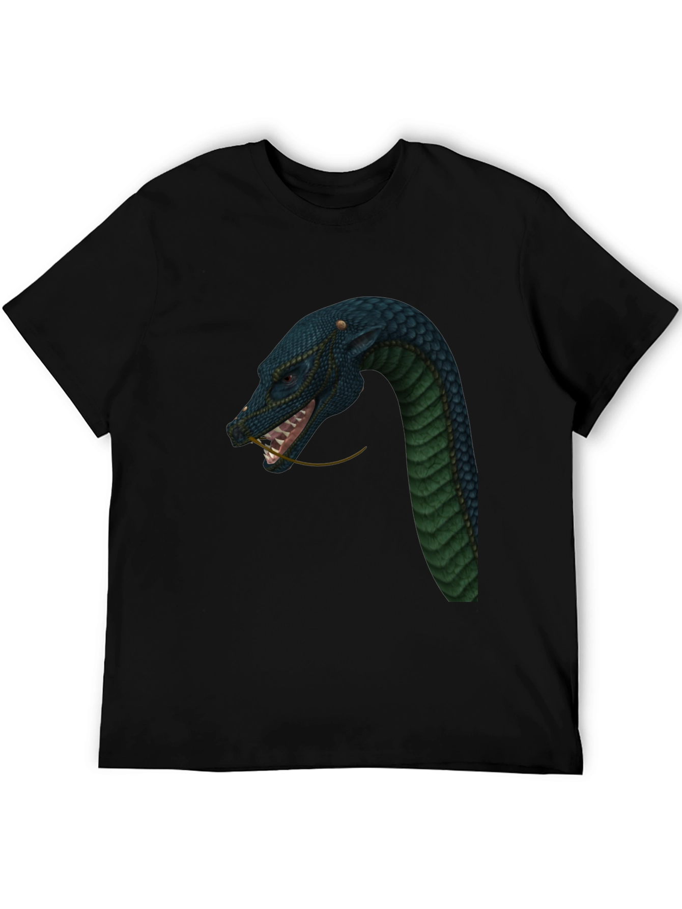 Dragon Snake T-Shirt - Black Graphic Tee