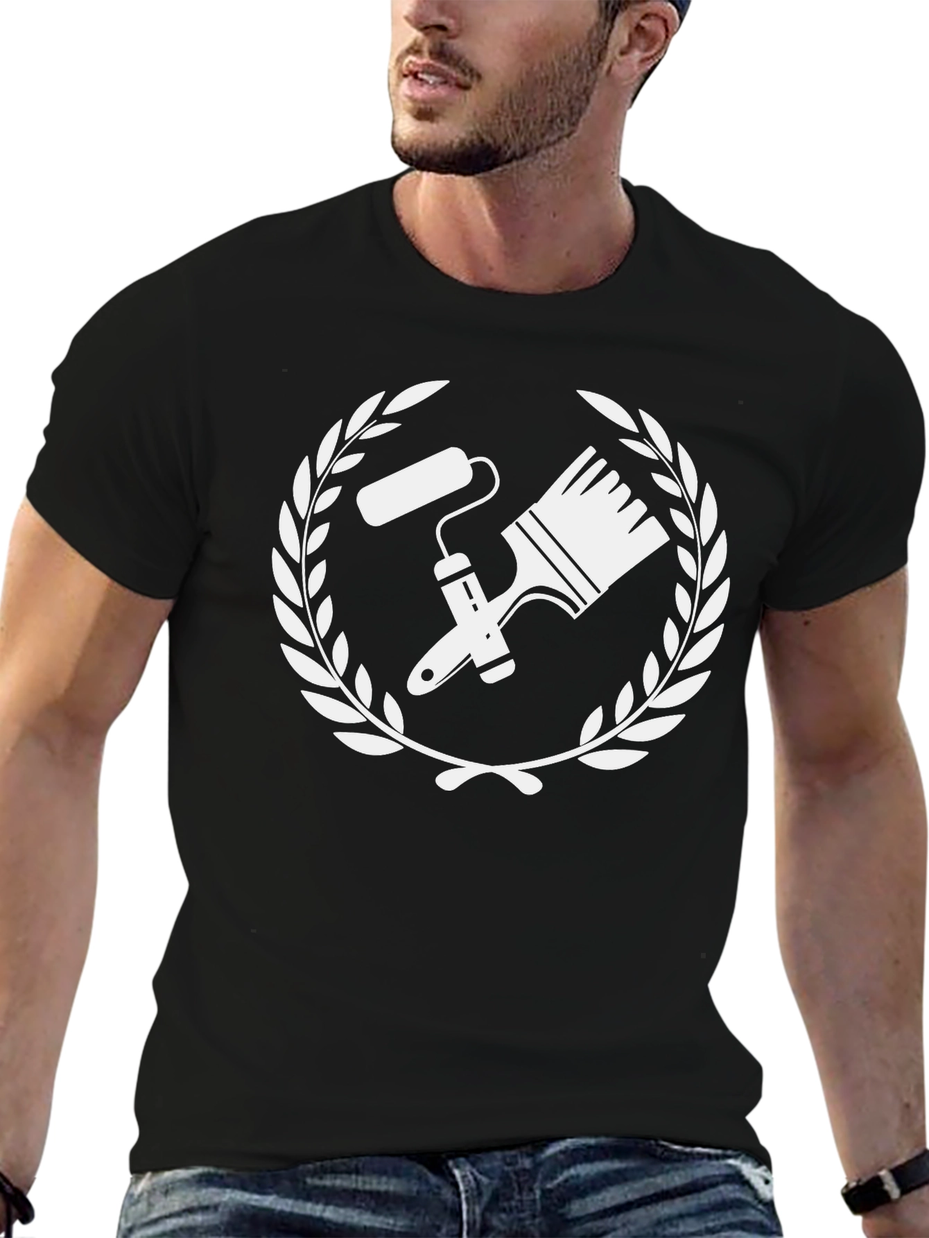 Painters Emblem Black T-Shirt