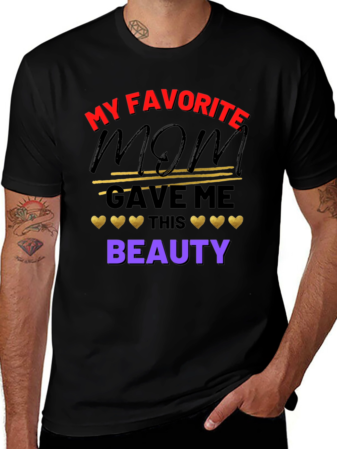 My Favorite Mom Gave Me This Beauty T-Shirt