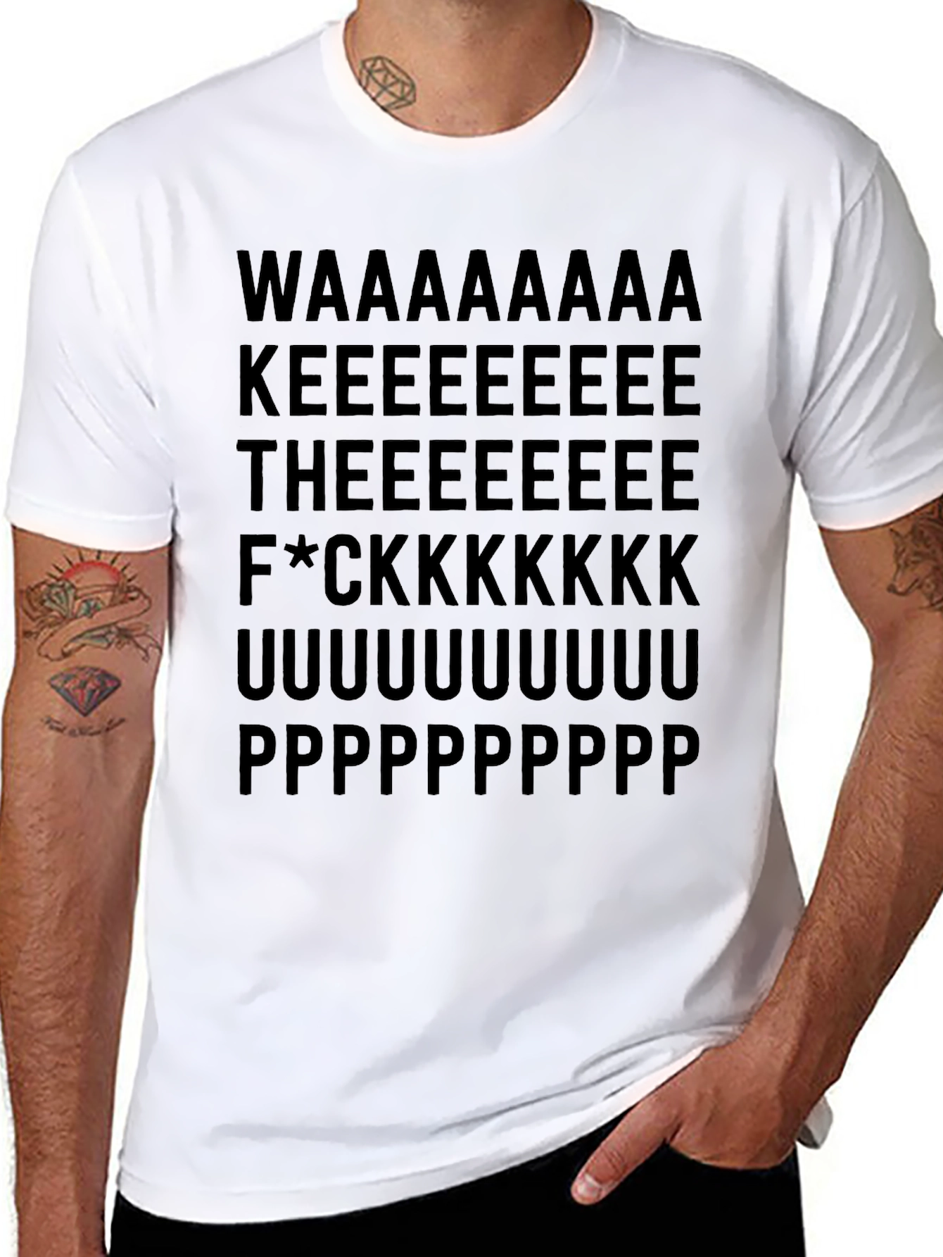 Wake The F*ck Up T-Shirt - Funny Novelty Tee