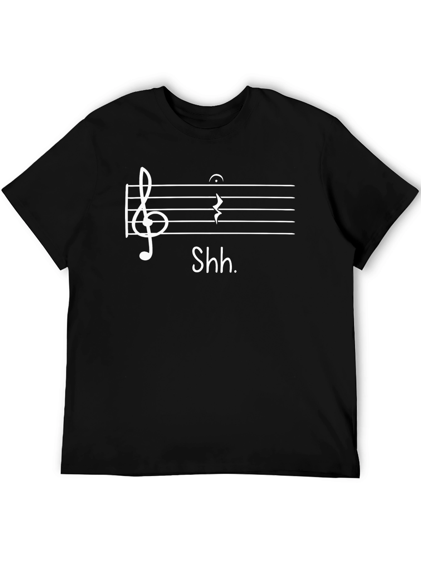 Musical Silence T-Shirt - Shh Rest Design