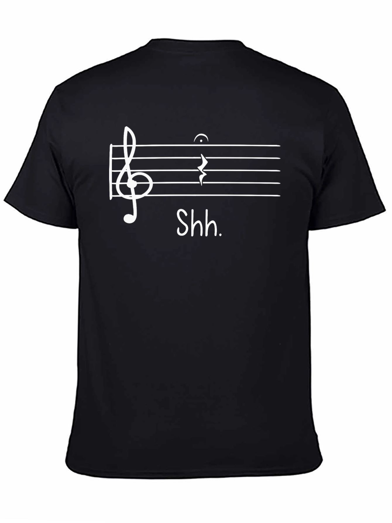Musical Silence T-Shirt - Shh Rest Design