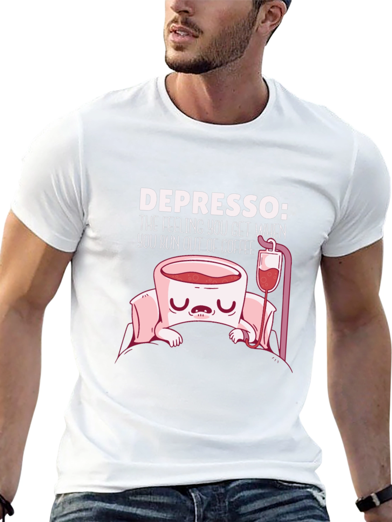Depresso Funny Coffee T-Shirt