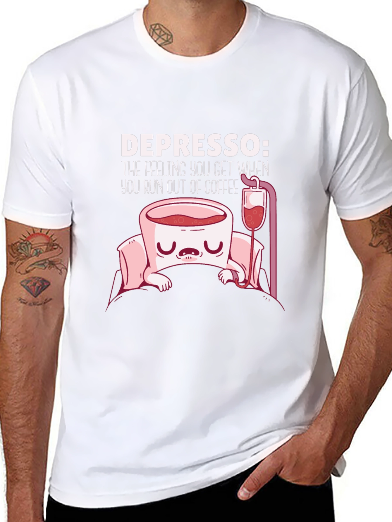 Depresso Funny Coffee T-Shirt