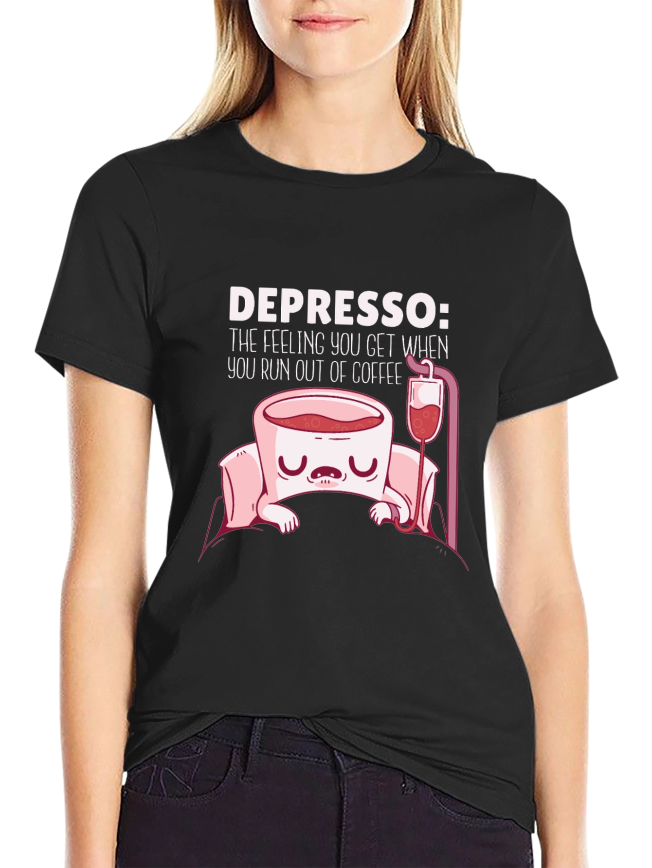 Depresso Funny Coffee T-Shirt