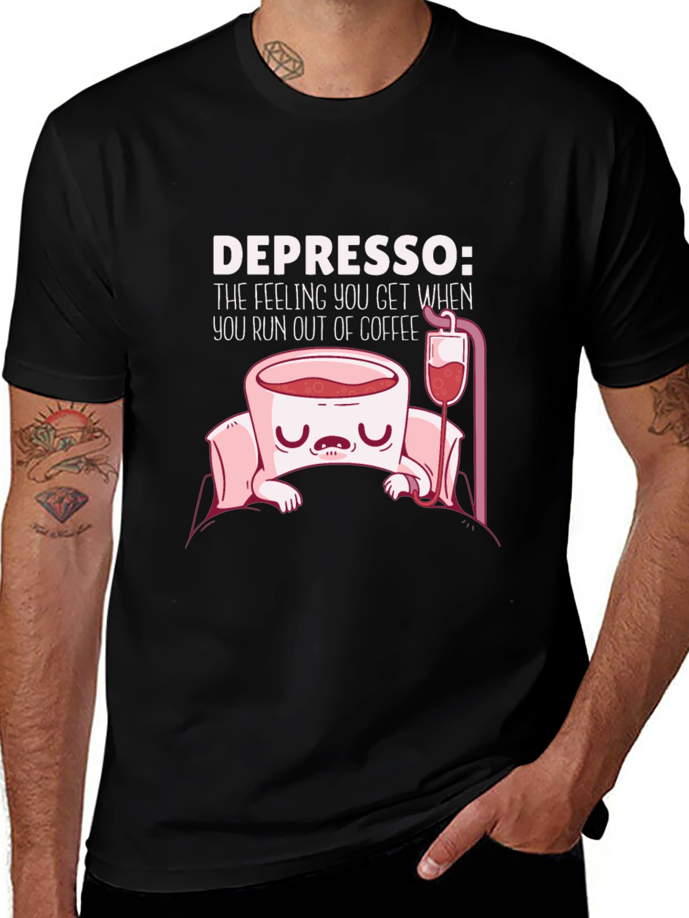 Depresso Funny Coffee T-Shirt