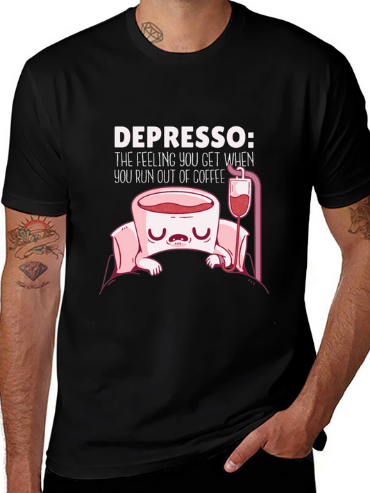 Depresso Funny Coffee T-Shirt