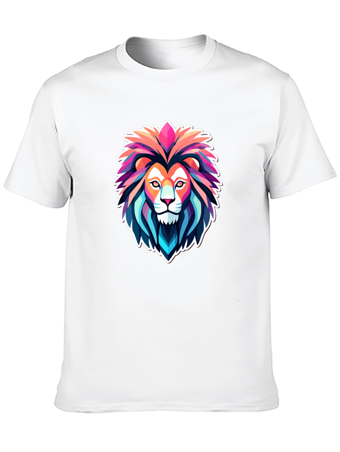 Bold Lion Graphic Tee - Stylish Mens Black T-Shirt