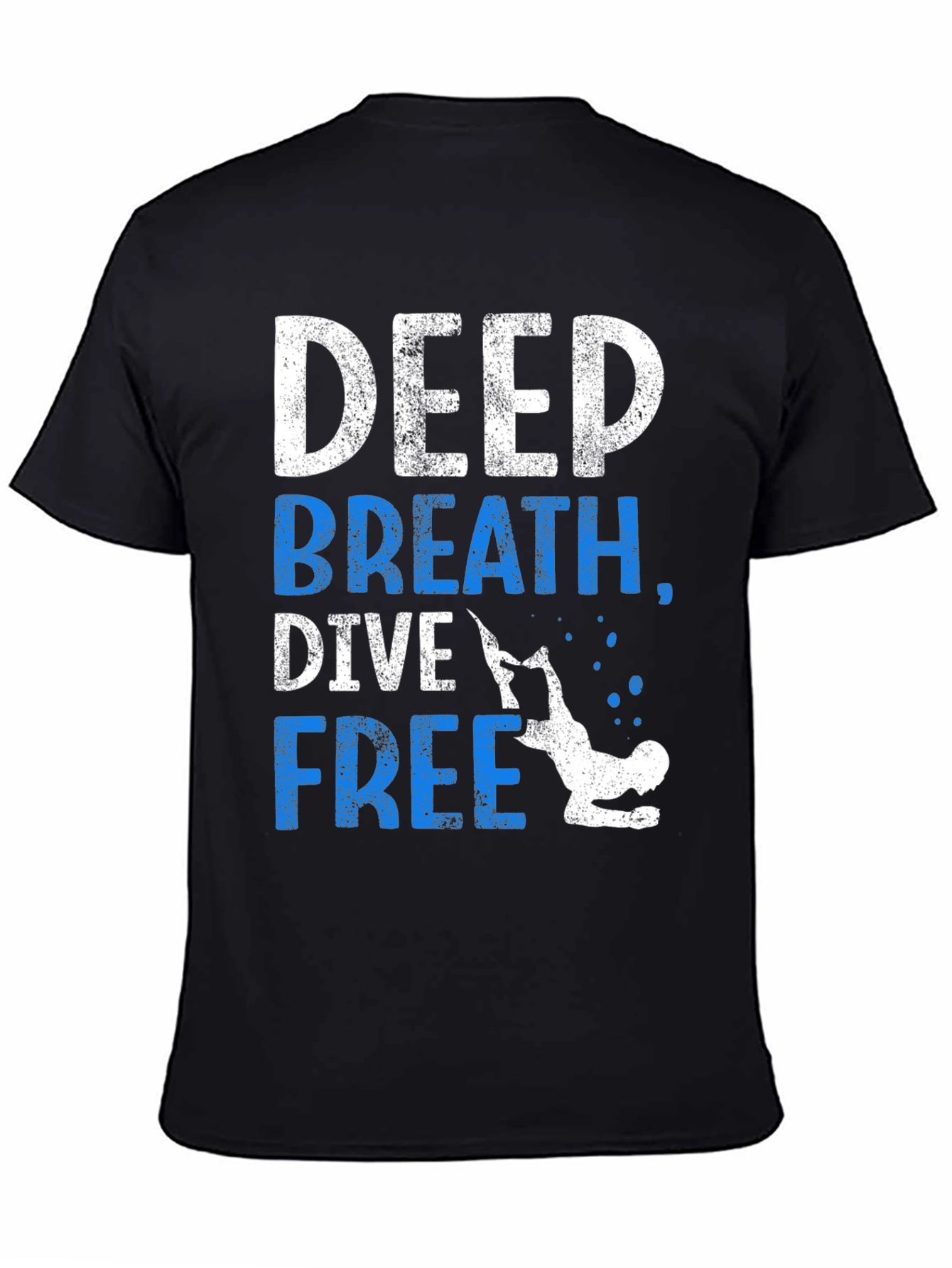 Deep Breath Dive Free T-Shirt