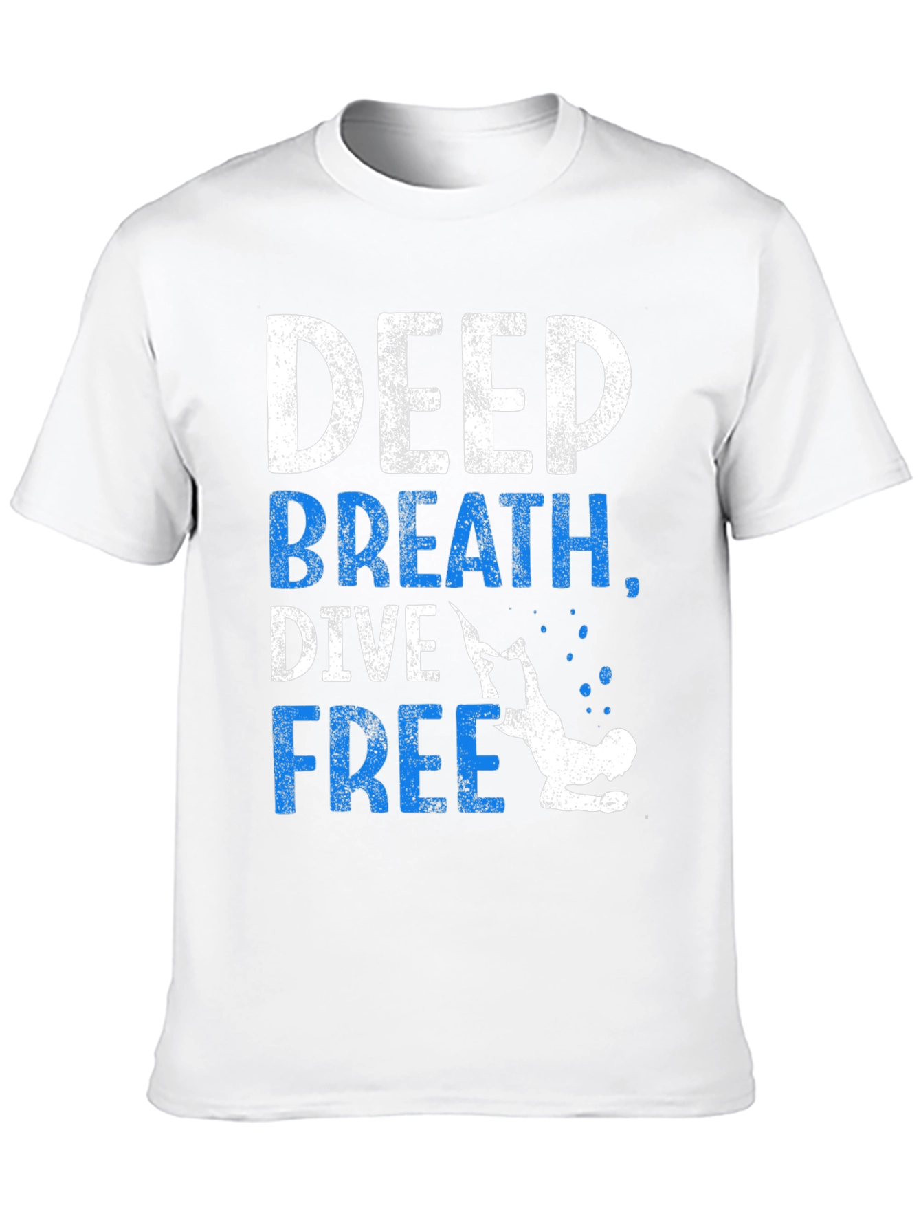 Deep Breath Dive Free T-Shirt