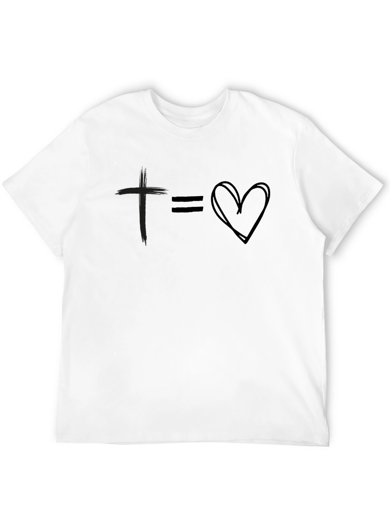 Faith Equals Love Graphic Tee - Unisex Soft Cotton